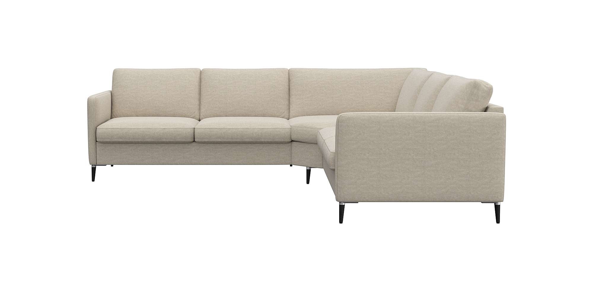 FLEXLUX Ecksofa »Fiore, L-Form, bequem und komfortabel durch hochwertigem S günstig online kaufen