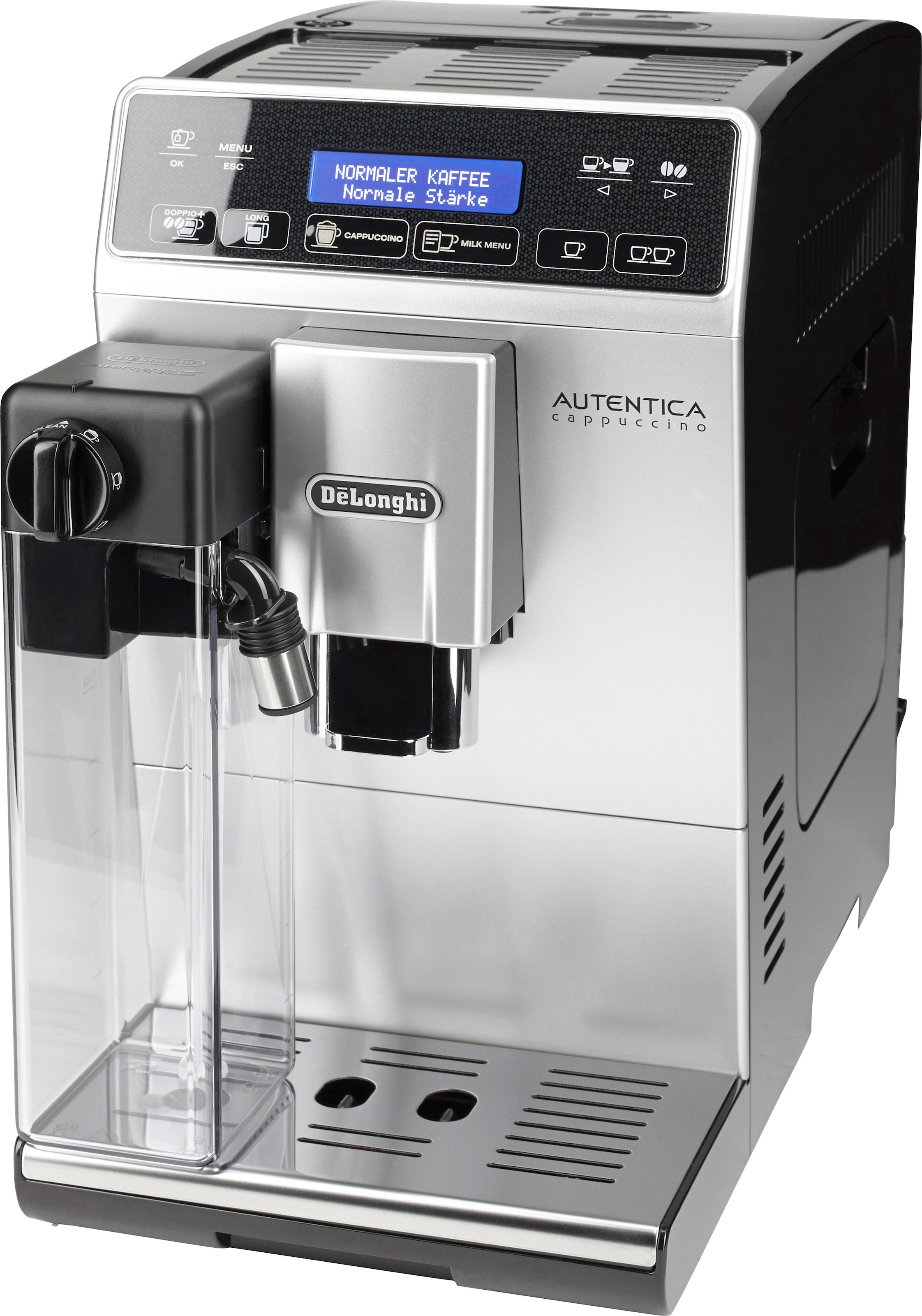 De'Longhi Kaffeevollautomat »Autentica Cappuccino ETAM 29.660.SB«, nur 19,5 cm breit, LatteCrema Milchsystem