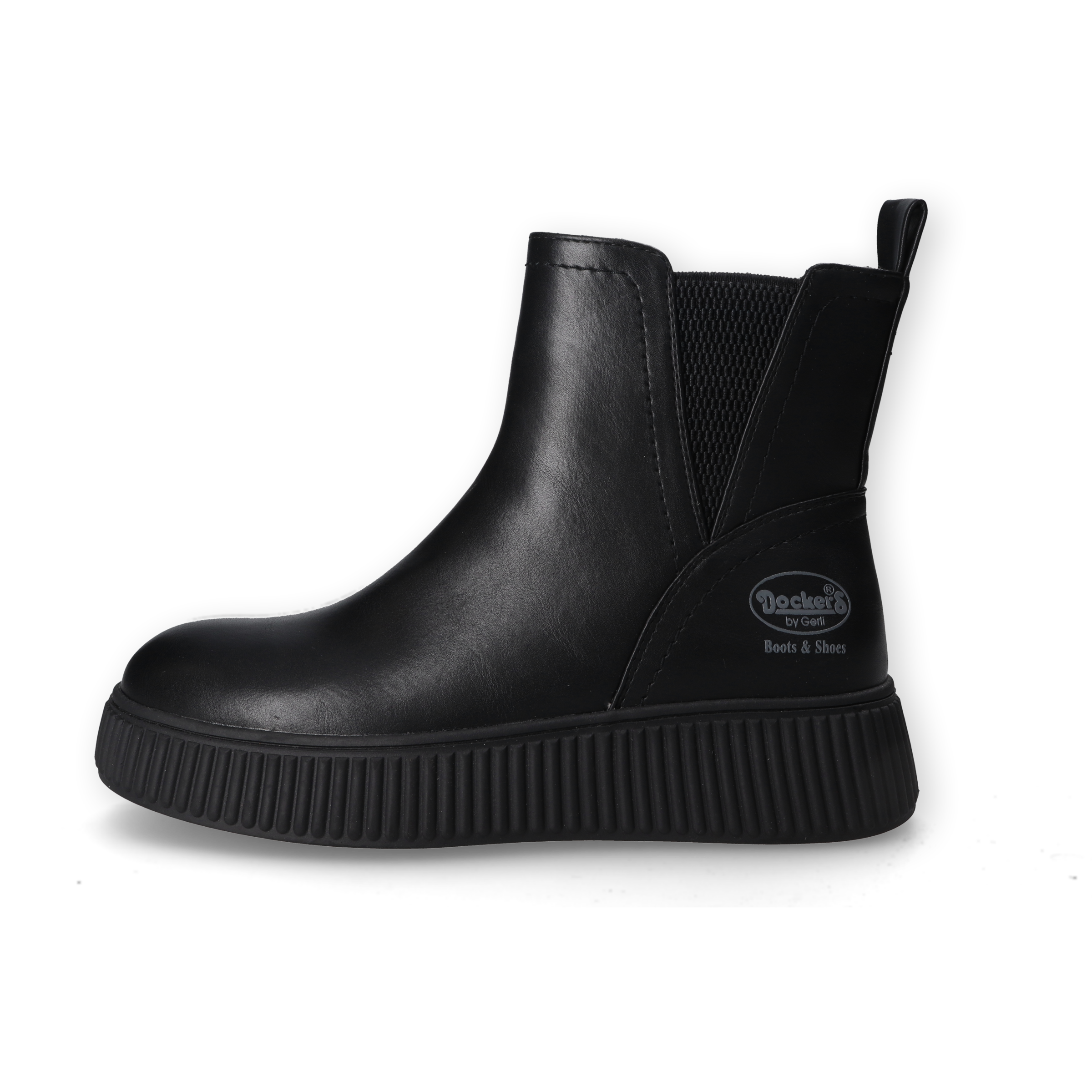 Dockers by Gerli Plateaustiefelette  Plateauboots, Stiefelette mit seitlichem Stretcheinsatz, Warmfutter