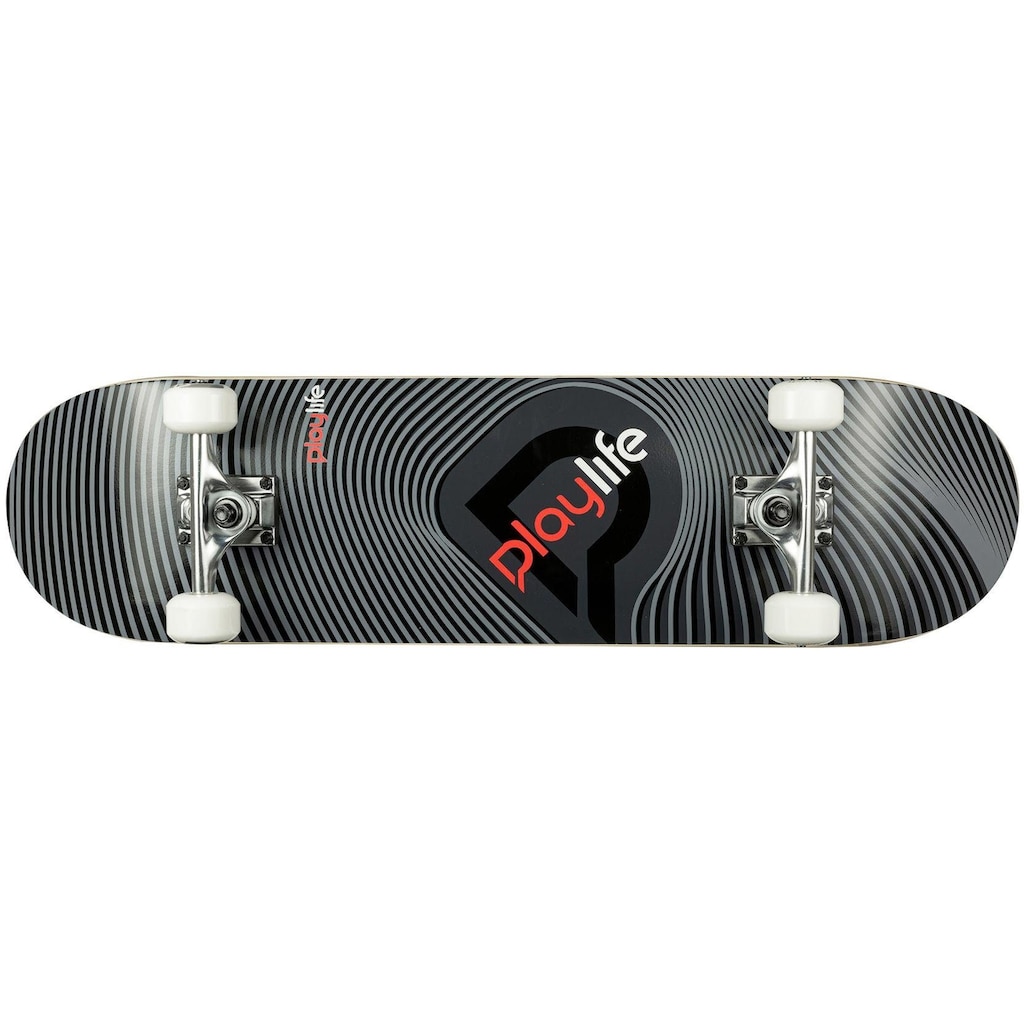 Playlife Skateboard »Illusion Grey«