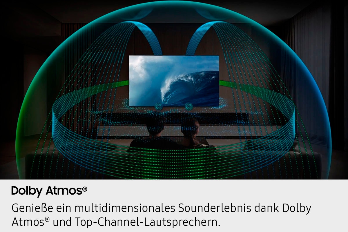 Samsung QLED-Fernseher »GQ65QN85FAU«, 4K Ultra HD, Smart-TV, NQ HDR+, 4K AI Upscaling, Dolby Atmos & AI Sound, Gaming bis zu 144Hz