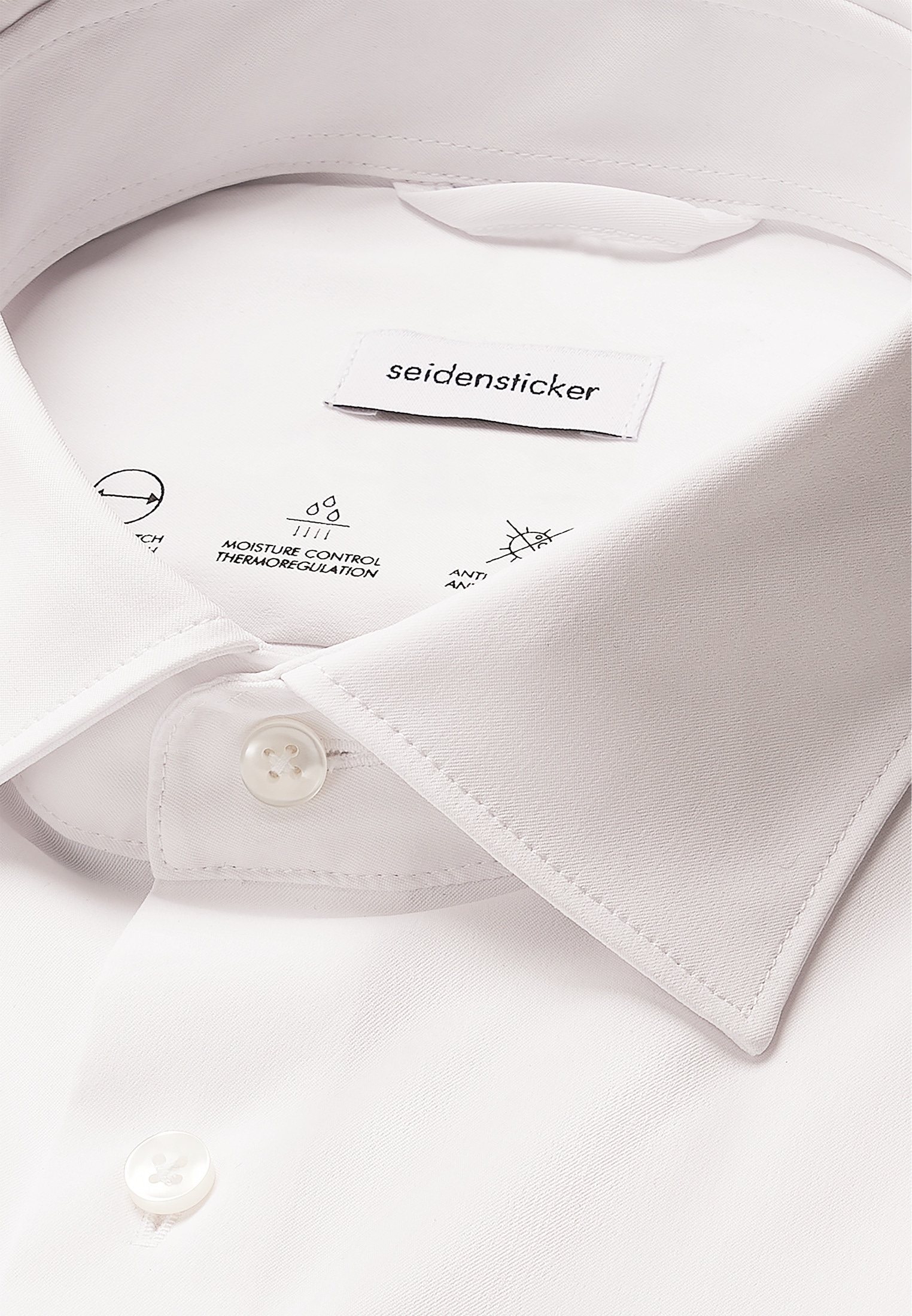 seidensticker Businesshemd »Schwarze Rose« Slim 1/1 Kentkragen Uni