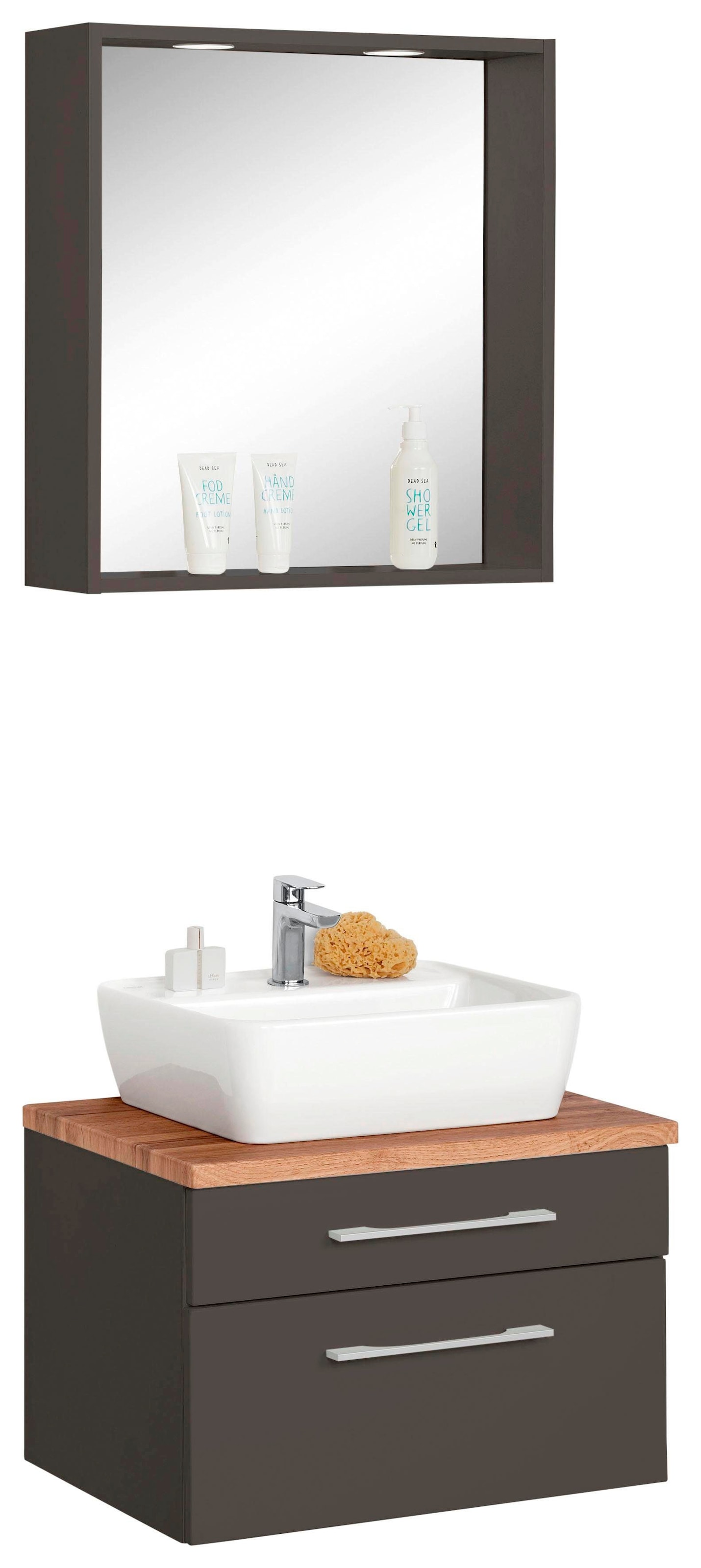 welltime Badmöbel-Set »Davos« 2 Stk. tlg. günstig online kaufen