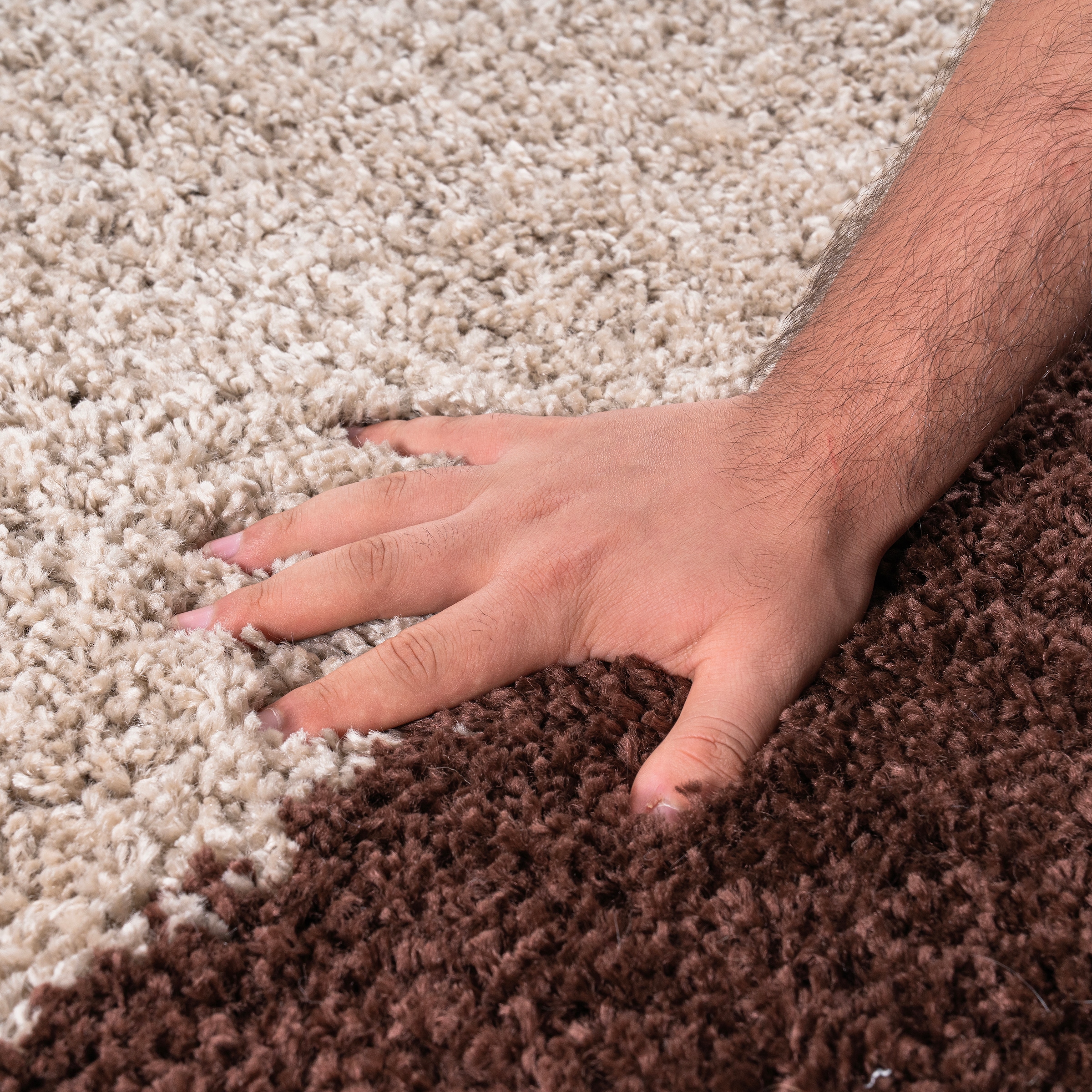 OTTO home Hochflor-Teppich »Liams« rechteckig 30 mm Höhe mit Bordüre, besonders weich und kuschelig, Wohnzimmer, Schlafzimmer