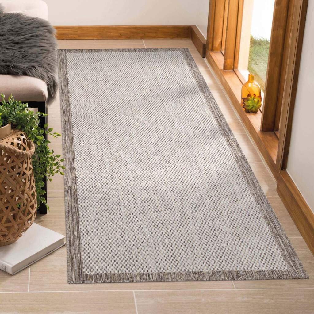Carpet City Outdoorteppich »Outdoor 470«, rechteckig, 5 mm Höhe, Läufer, UV-beständig, Flachgewebe, auch quadratisch, In- und Outdoor