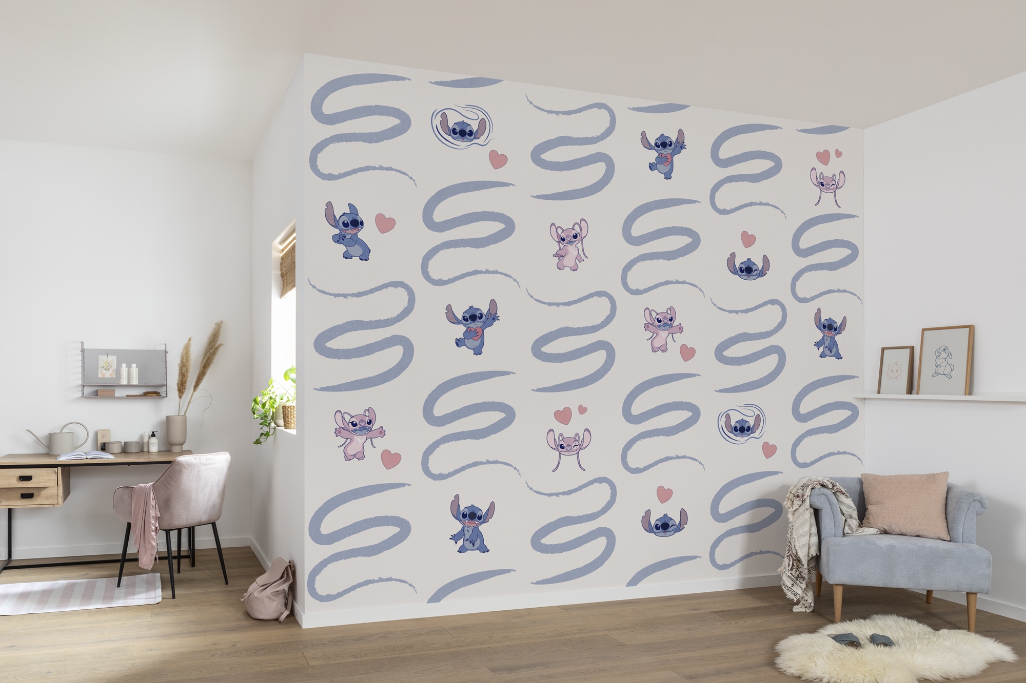 Komar Fototapete Lilo und Stitch Be Kind B/L: ca. 300x250 cm günstig online kaufen