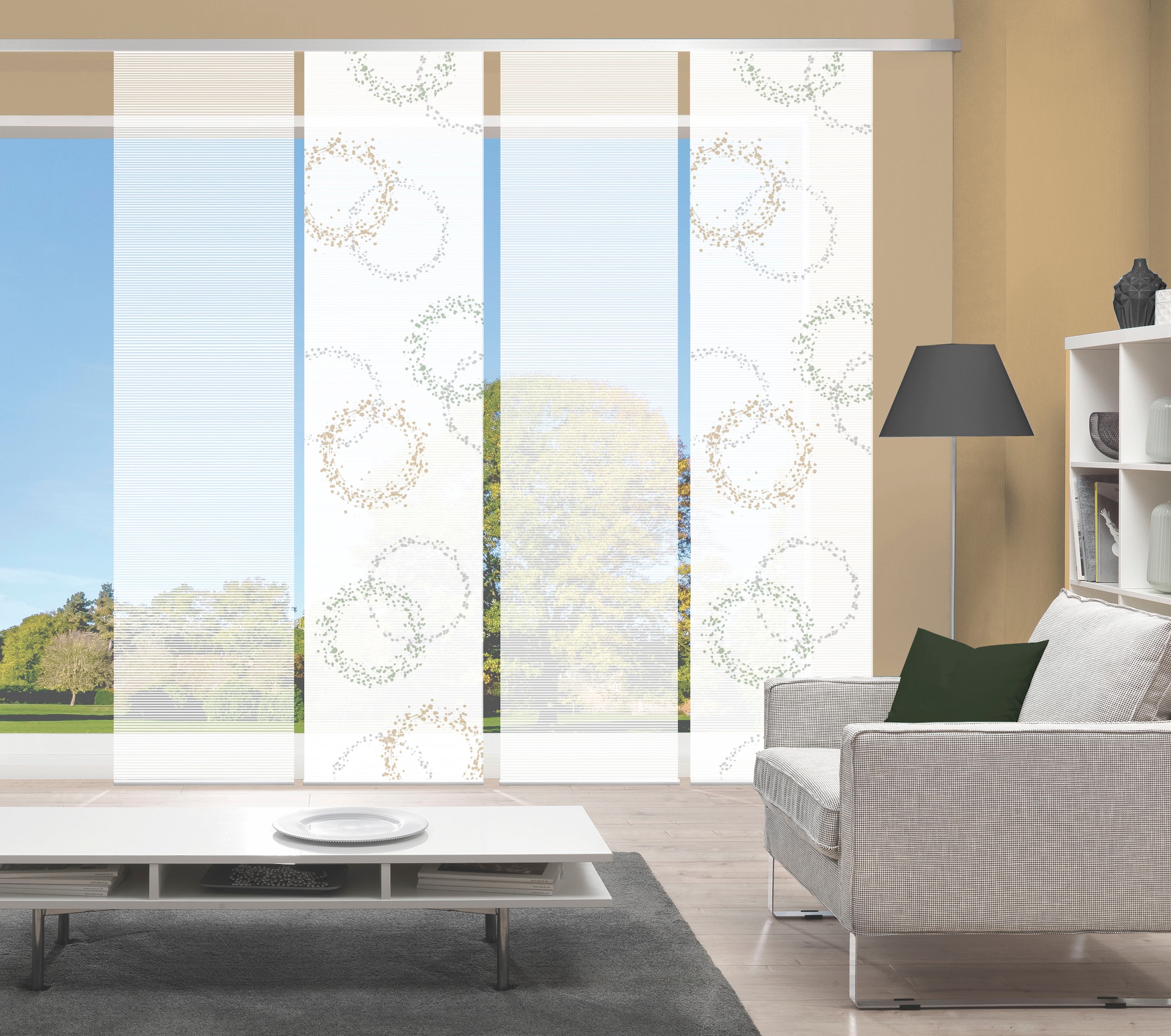 Vision S Schiebegardine »AINUR 4er SET« Paneelwagen 4 Stk. tlg. Schiebevorh günstig online kaufen