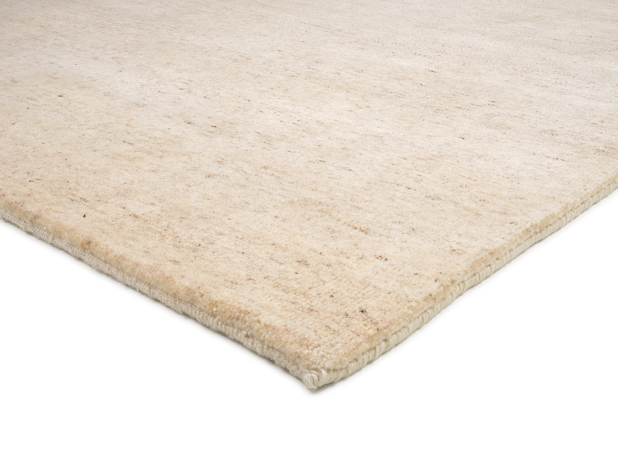 OCI DIE TEPPICHMARKE Wollteppich »ESEMPIO UNI MELANGE«, rechteckig, 18 mm Höhe, reine Wolle, handgeknüpft, hochwertig verarbeitet, natürlich warm
