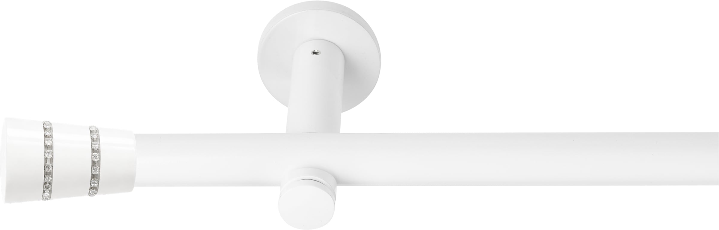 SN DECO GROUP Gardinenstange »Gardinenstange Rennes Ø 19 mm, 1-läufig, Fixmaß, verschraubt« Ø 19 mm Fixmaß;kürzbar
