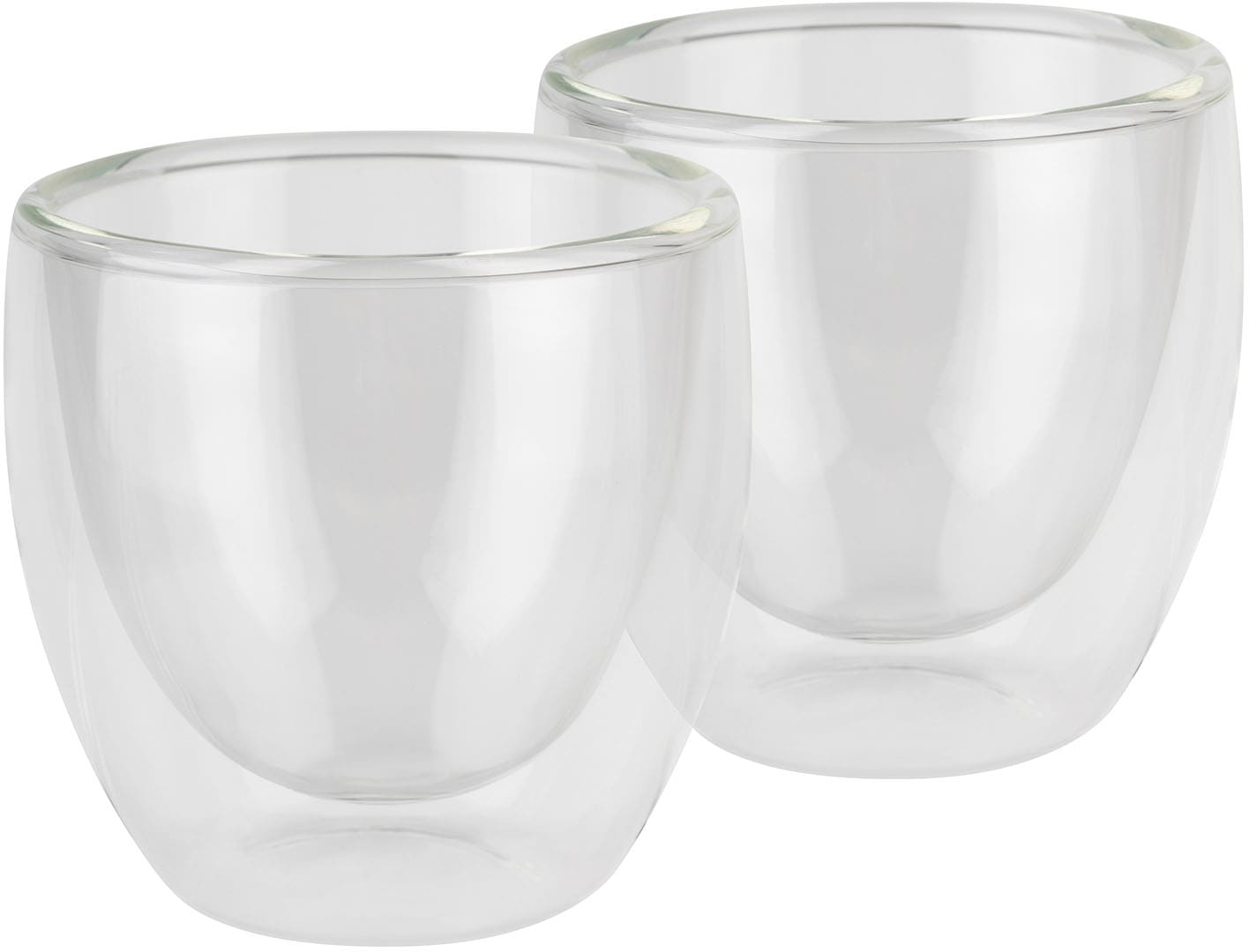Espressoglas »TWINZ«, (Set, 2 tlg.), Ø 6 cm, H: 6,5 cm, 80 ml, 2-teilig