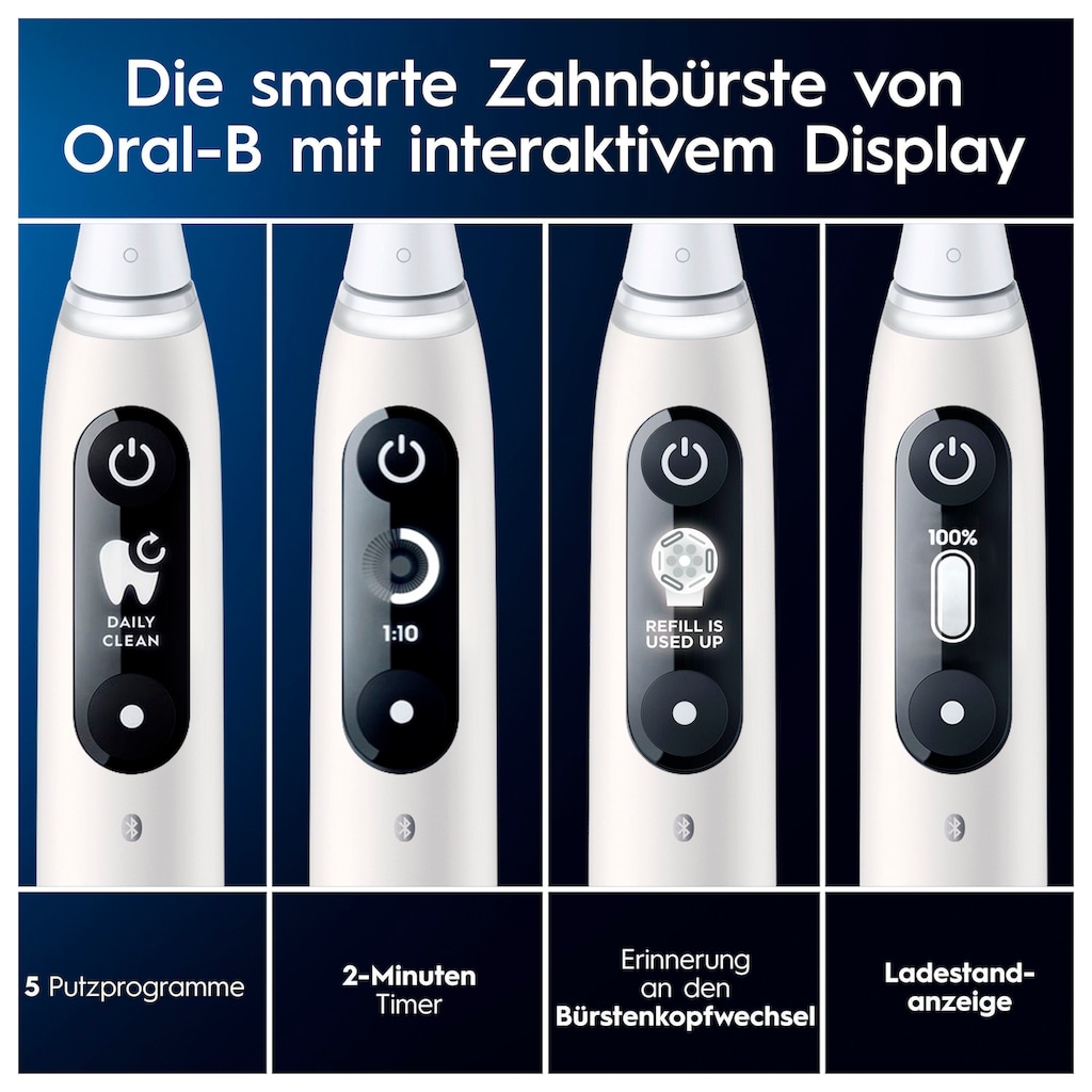 Oral-B Elektrische Zahnbürste »iO 6«, 2 St. Aufsteckbürsten