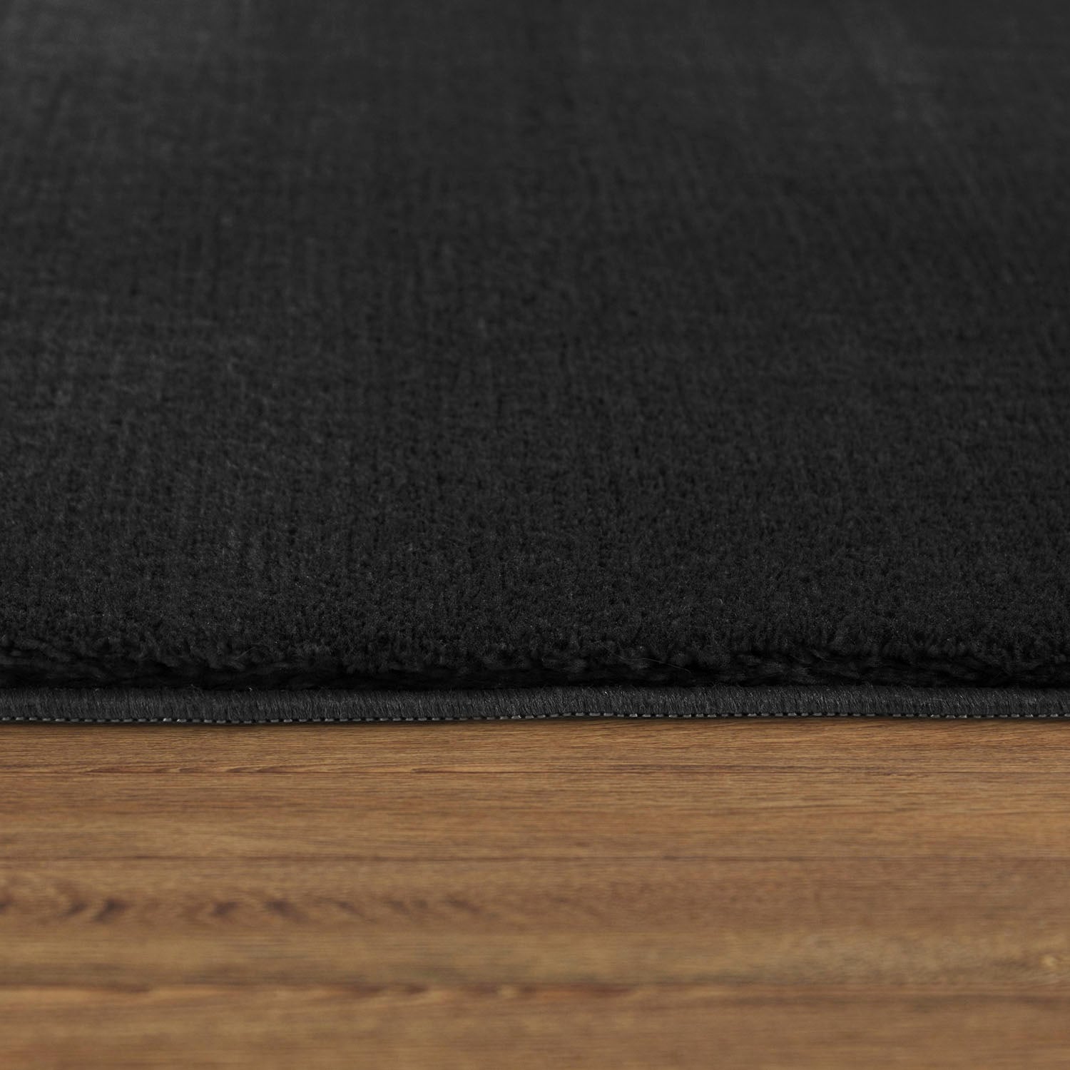 Paco Home Teppich »Cadiz 630«, rund, 14 mm Höhe, Kurzflor, Uni-Farben, besonders weich, waschbar, Wohnzimmer