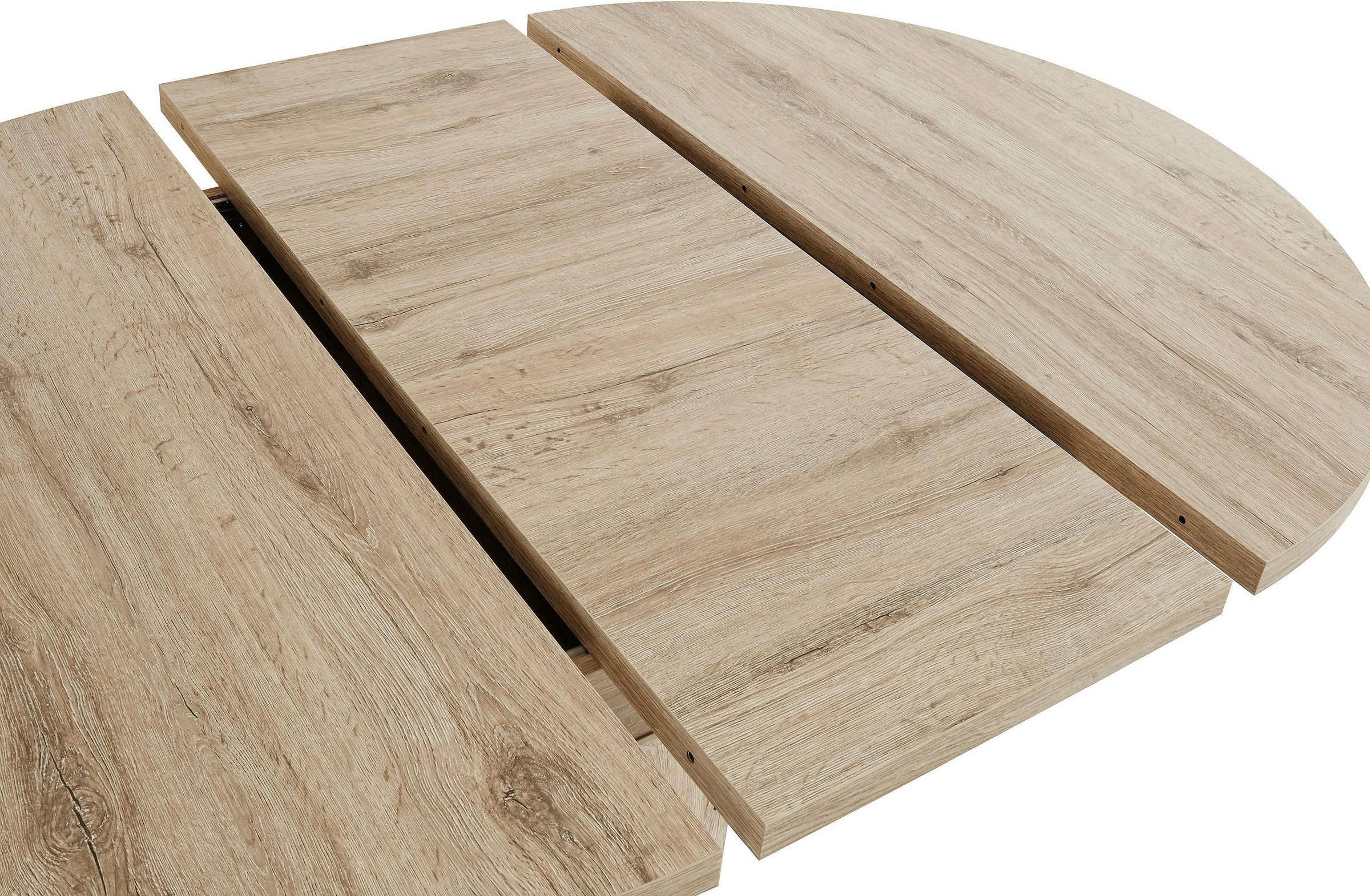 4. Bild von Mäusbacher Esstisch »Tisch rund«, Mäusbacher Esstisch rund mit Auszug und Bodenplatte.
