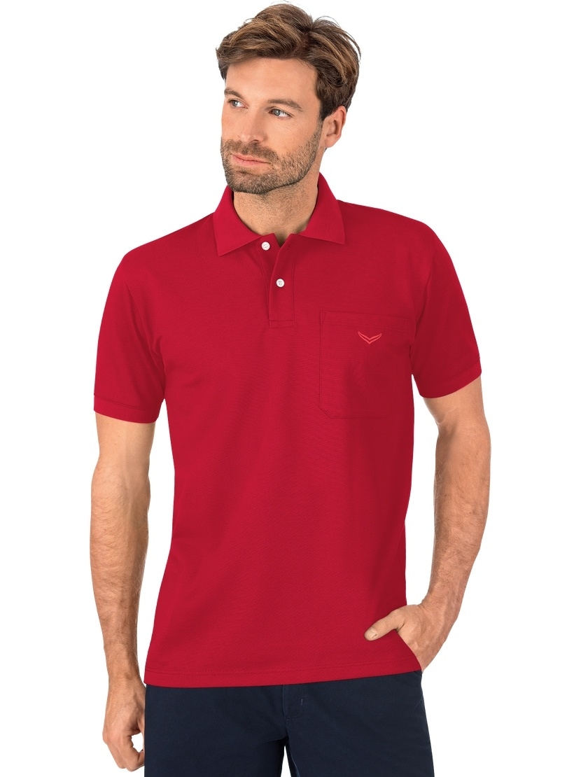 Brusttasche« Trigema online Polohemd mit »TRIGEMA Poloshirt kaufen