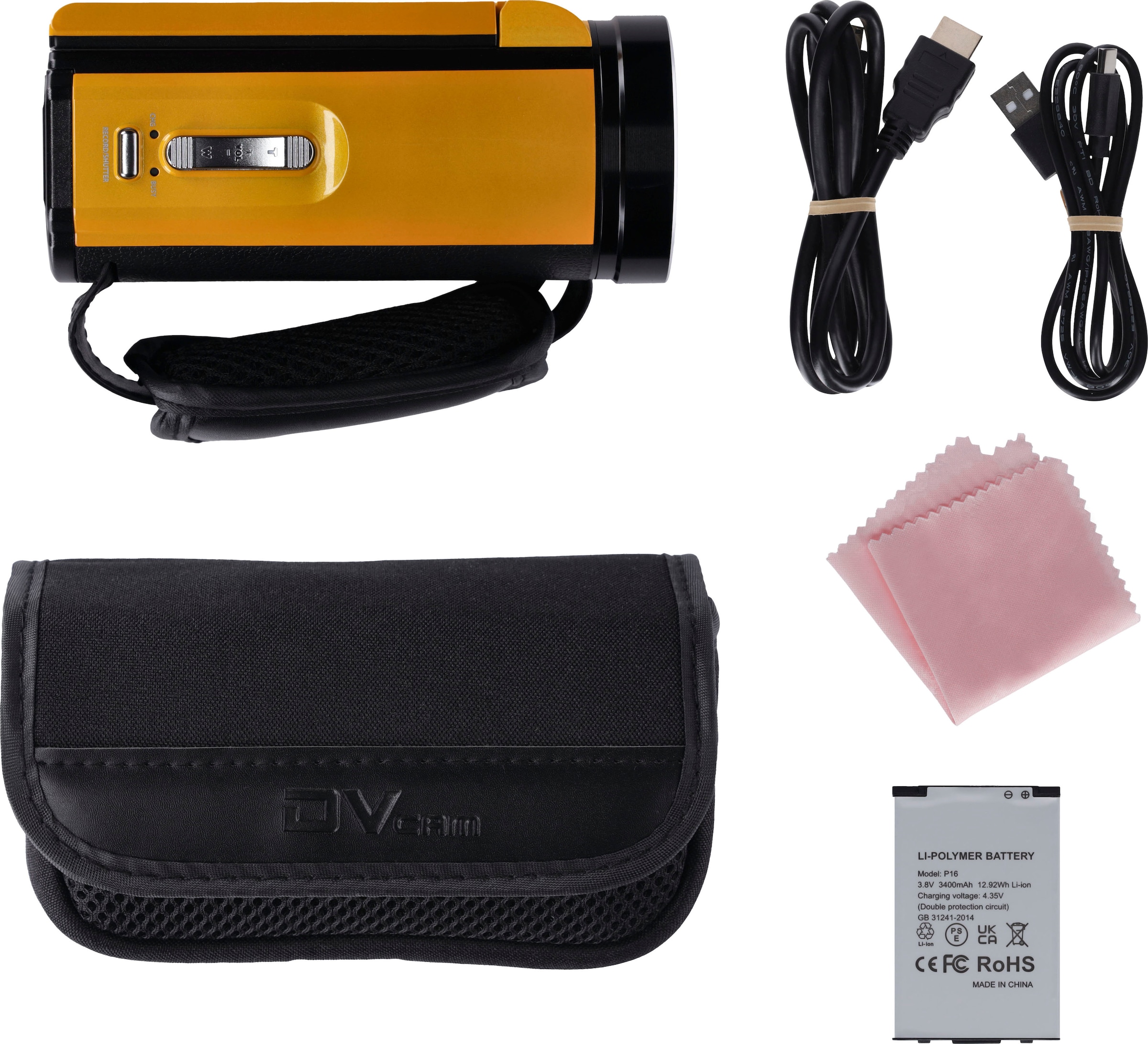 Rollei Unterwasser-Camcorder »Movieline UHD 5m Waterproof«, 4K Ultra HD