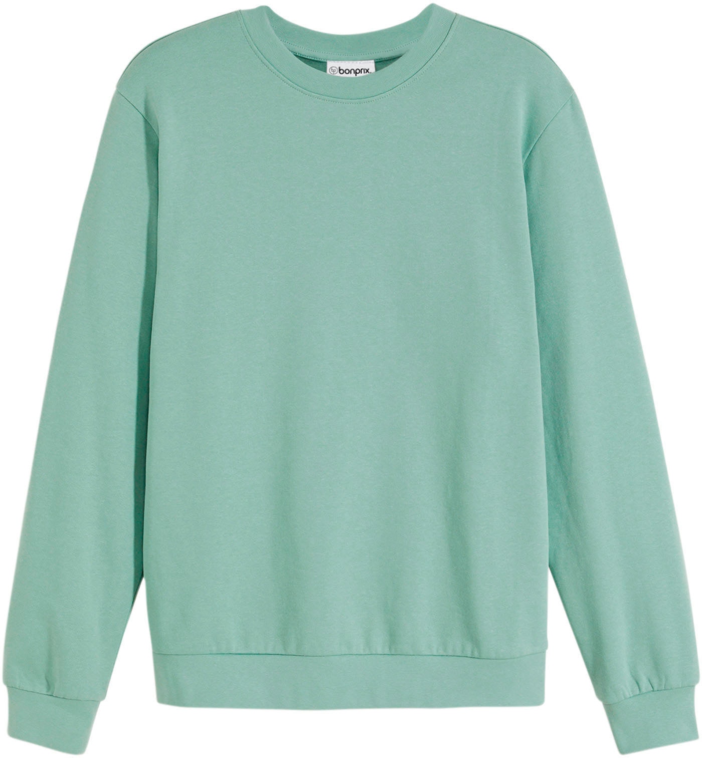 bonprix Sweatshirt »Sweatshirt«, Regular Fit, mit Rundhalsausschnitt, weich angeraute Innenseite
