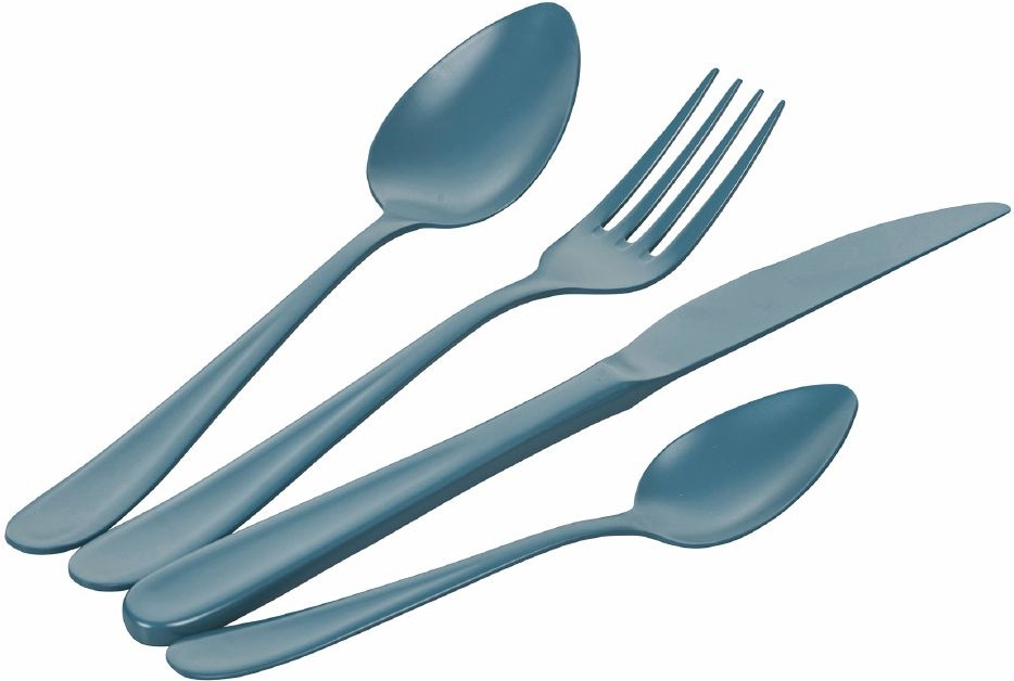 Villa d'Este Besteck-Set »Ocean«, (Set, 16 tlg.), Essbesteck-Set, mattiert
