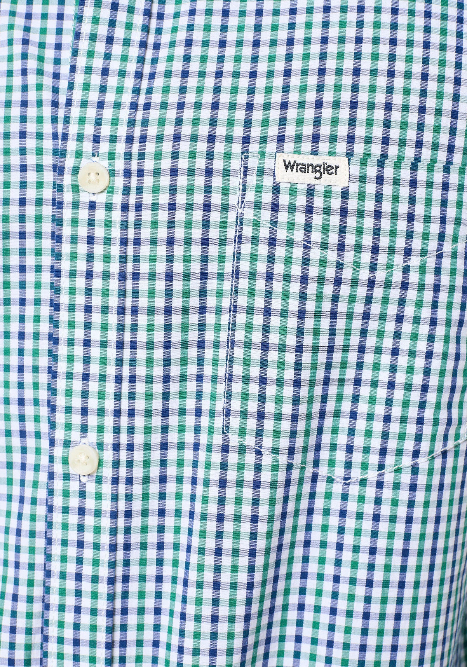 Wrangler Langarmhemd »LS 1 PKT SHIRT«, mit Karomuster