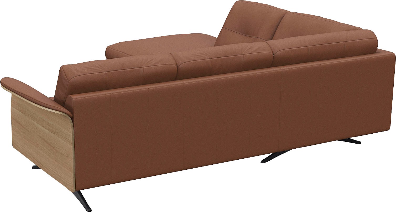 FLEXLUX Ecksofa »Glow, super bequem durch hochwertigem Sitzaufbau mit Federkern, L-Form«, Modernes skandinavisches Design