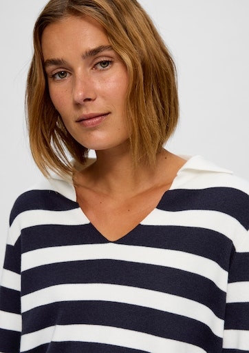 s.Oliver Strickpullover, mit Streifen-Muster