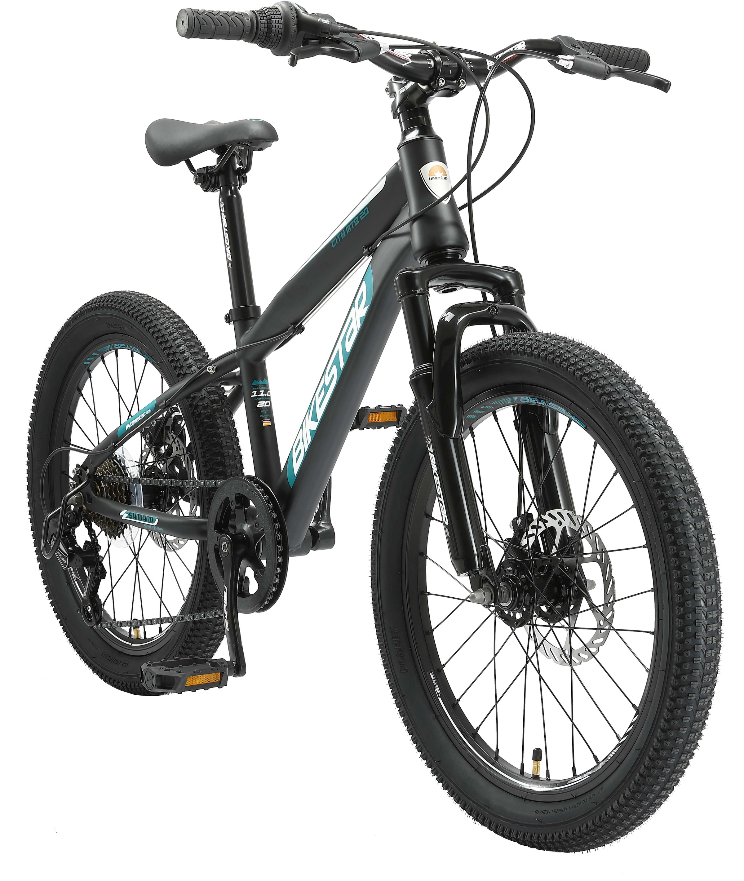 Bikestar Jugendfahrrad 7 Gang Shimano RD-TY21 Schaltwerk Kettenschaltung