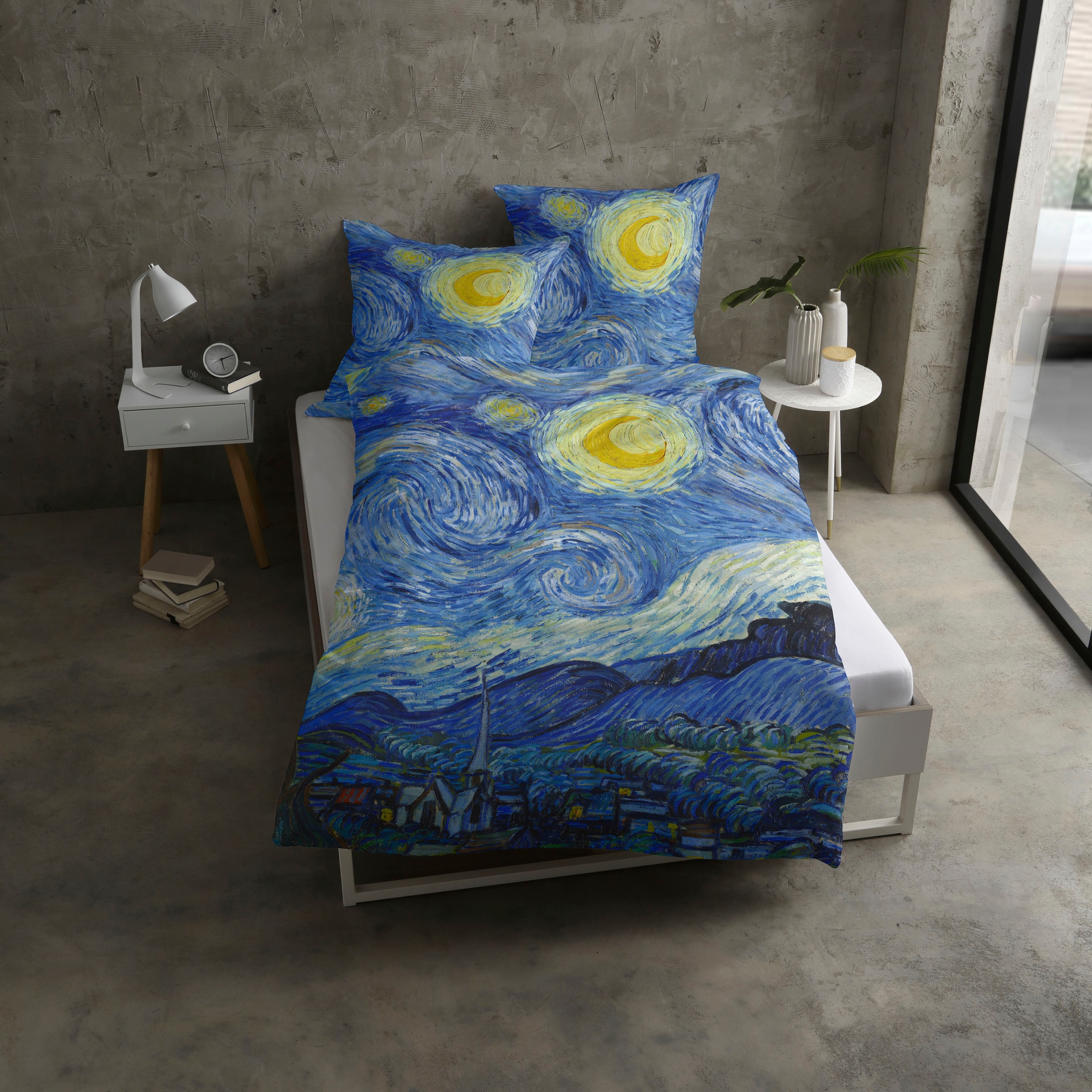 Goebel Bettwäsche »Starry Night«, geniales Design von Vincent van Gogh günstig online kaufen