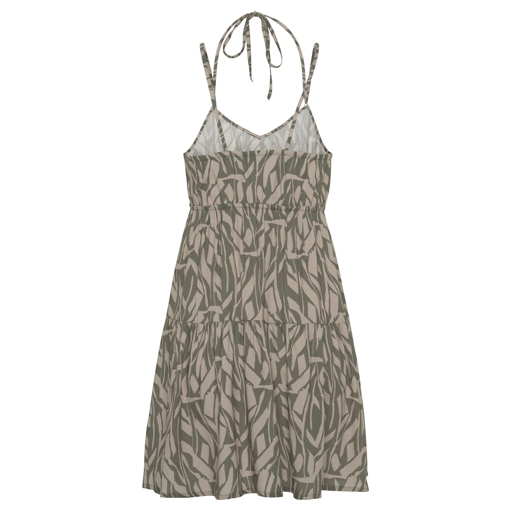 Buffalo Jerseykleid, mit besonderer Trägerlösung, luftiges Sommerkleid, Strandkleid