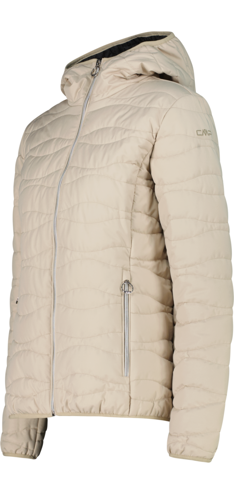CMP Steppjacke »WOMAN JACKET FIX HOOD« mit Kapuze mit Kapuze, sportlicher Stil, aus Polyester