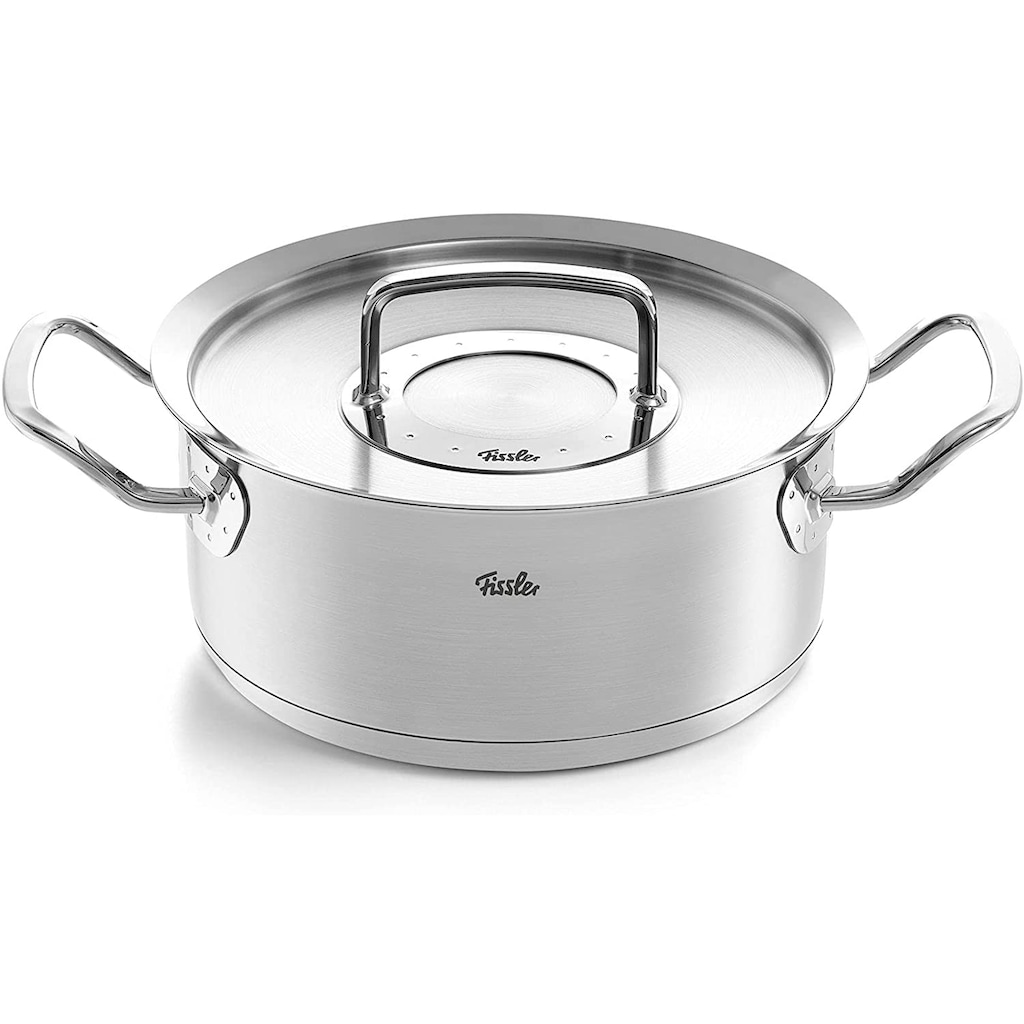 Fissler Bratentopf »ORIGINAL-PROFI COLLECTION® Bratentopf«, Edelstahl 18/10, (2 tlg.)