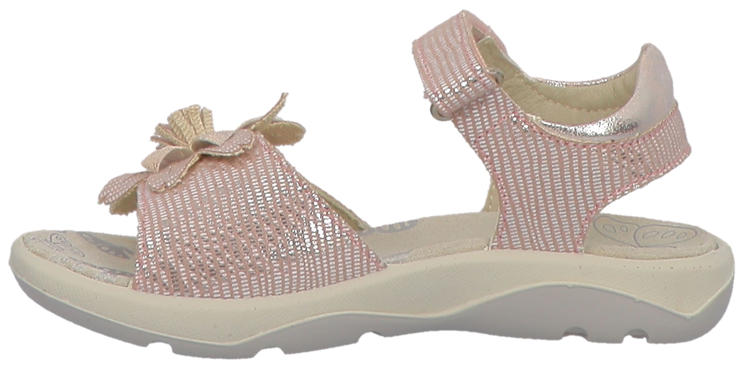 Lurchi Sandale »Flora«, Sandalette mit Klettverschlüssen, Größenschablone zum Download