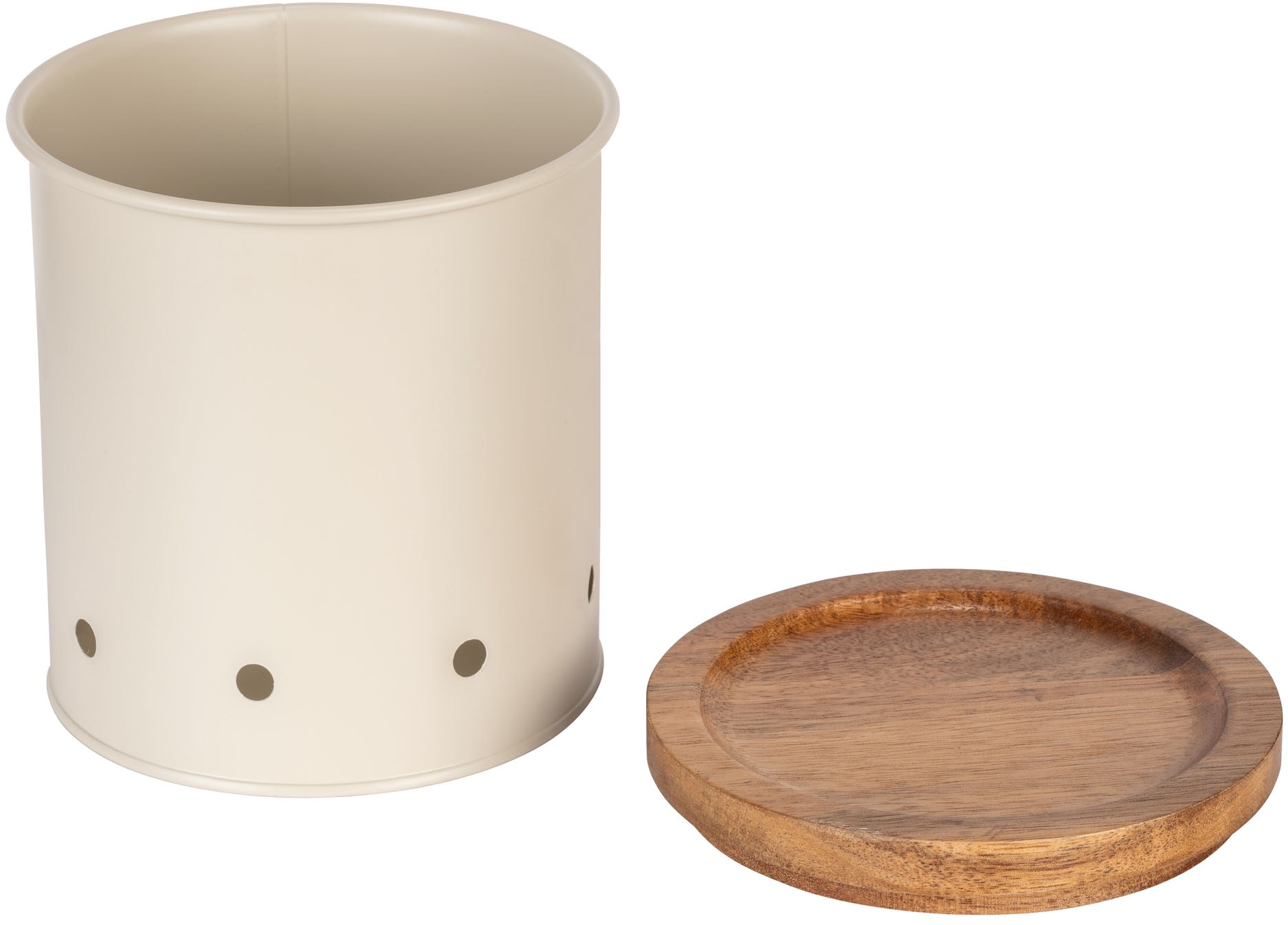 WENKO Vorratsdose »Modell Aria«, (Set, 2 tlg.), Aufbewahrungsdosen für Lebensmittel mit Deckel & Luftlöchern, 1,6 L