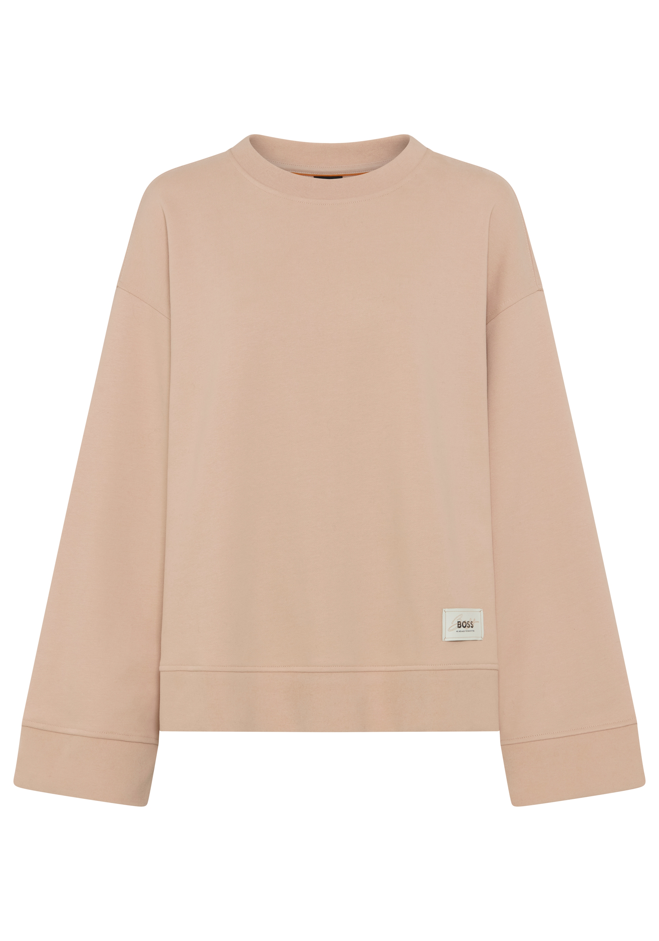 BOSS ORANGE Sweatshirt »Every Premium Damenmode«, mit weiten Ärmeln, Relaxed Fit
