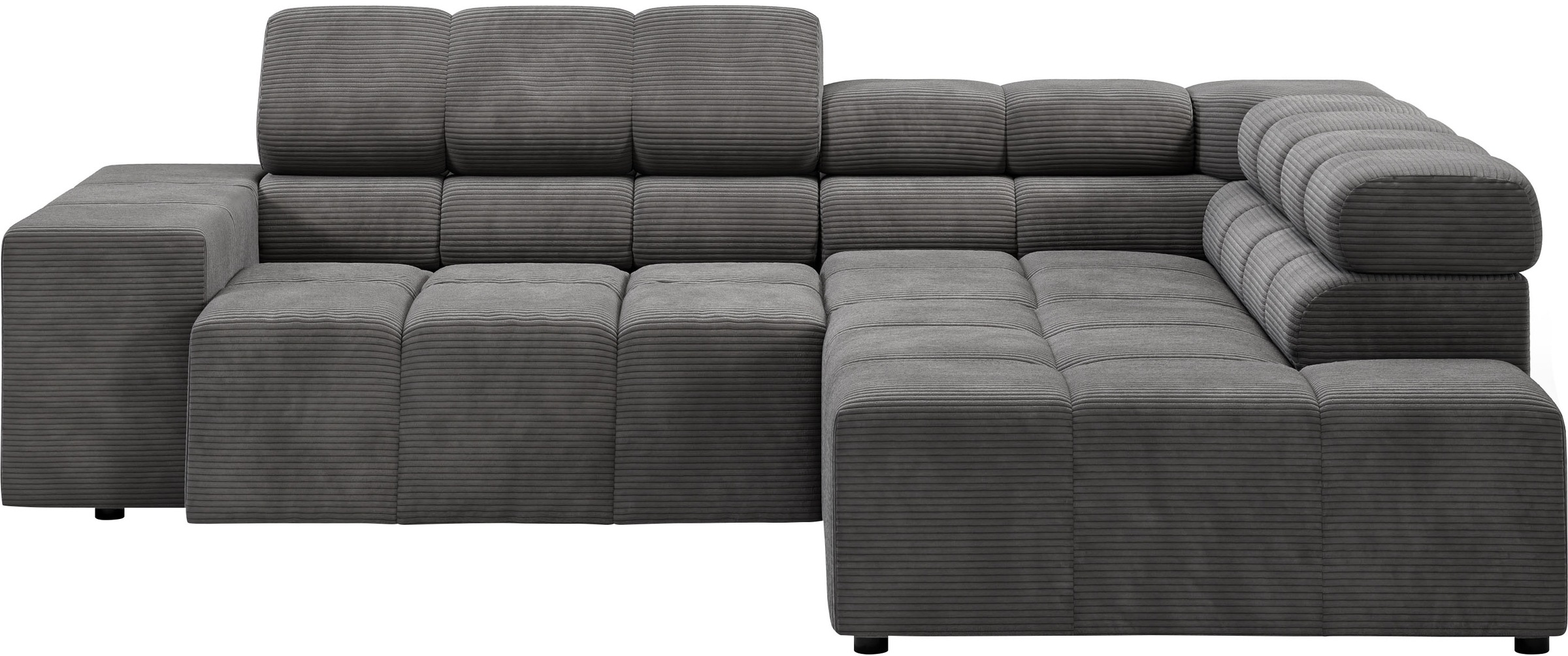 INOSIGN Ecksofa "Ancona, incl. Kopfteilverstellung + 3 Zierkissen, L-Form, günstig online kaufen