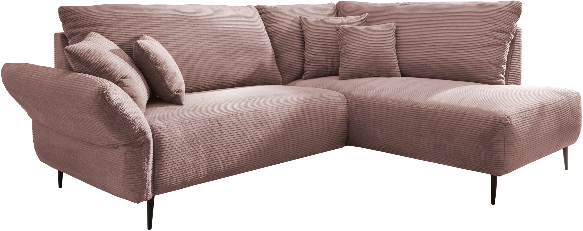 Home affaire Ecksofa »Vanilla L-Form« Armlehnenfunktion günstig online kaufen