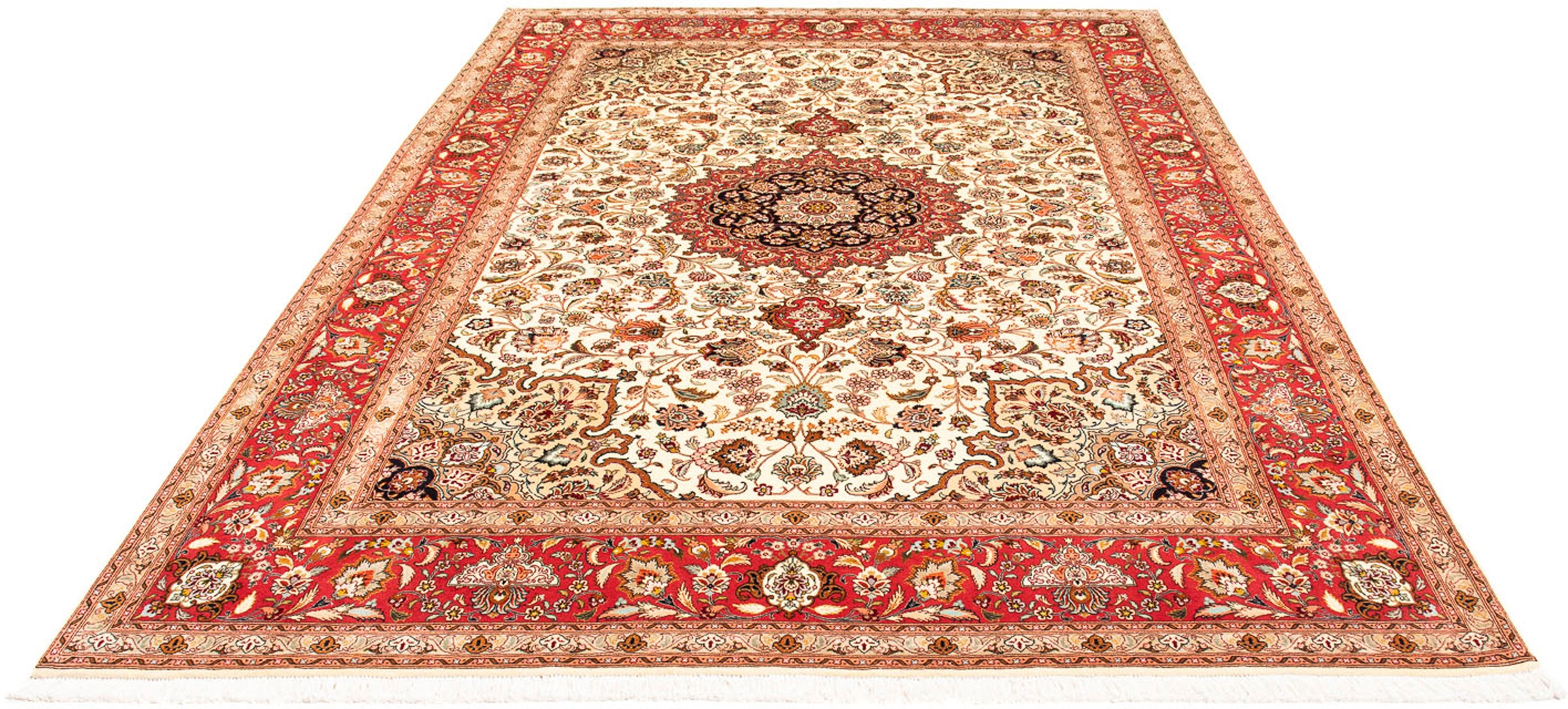 morgenland Orientteppich »Perser - Täbriz - Royal - 296 x 204 cm - rot«, re günstig online kaufen