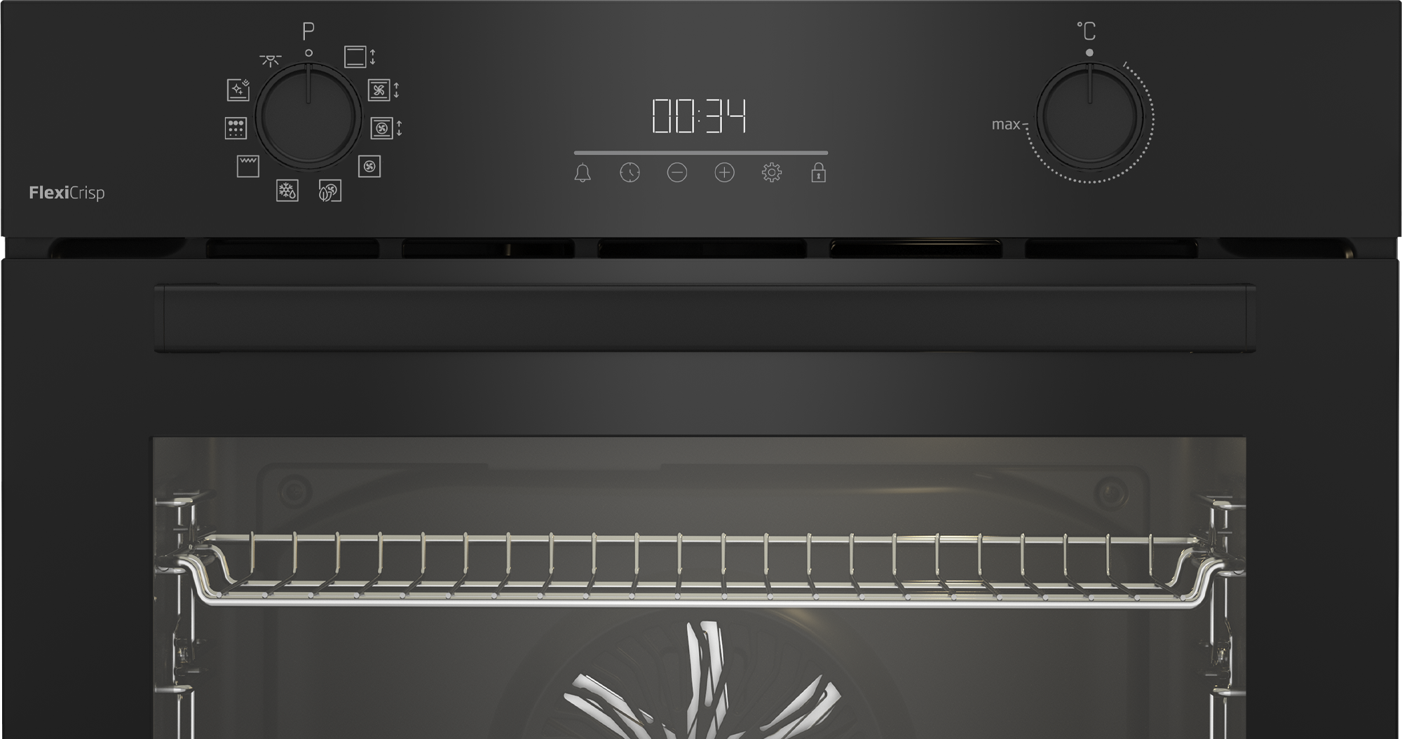 BEKO Einbaubackofen  »BBIM17300BMPEF«, mit 1-fach-Teleskopauszug, Pyrolyse-Selbstreinigung
