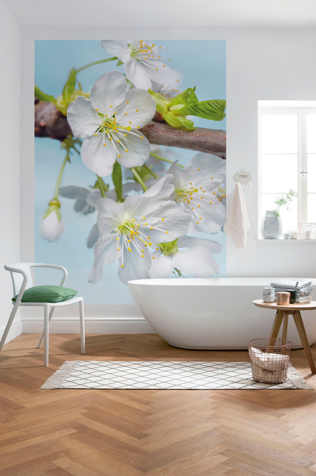 Komar Vliestapete »Vlies  - Blossom - Größe 184 x 248 cm« bedruckt glatt Wohnzimmer, Schlafzimmer