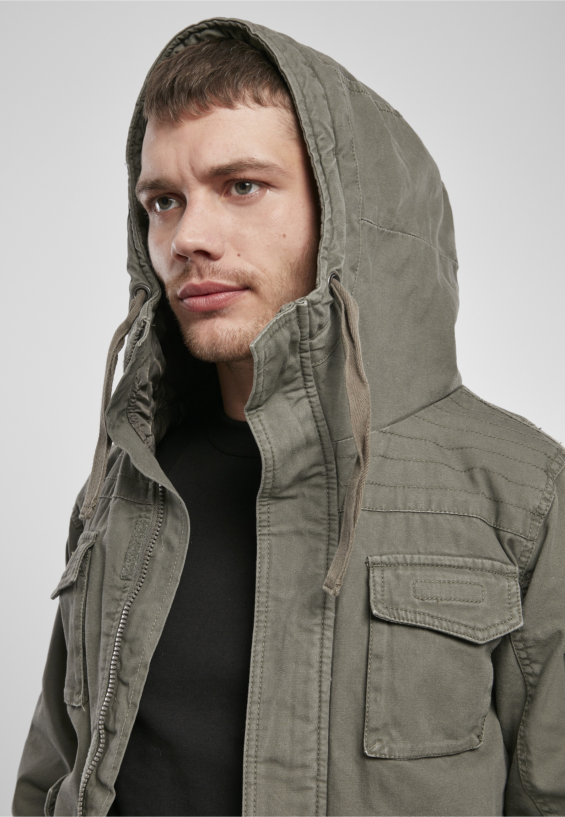 Brandit Winterjacke »Brandit Herren Bronx Winter Jacket« 1 Stk. tlg. mit Kapuze