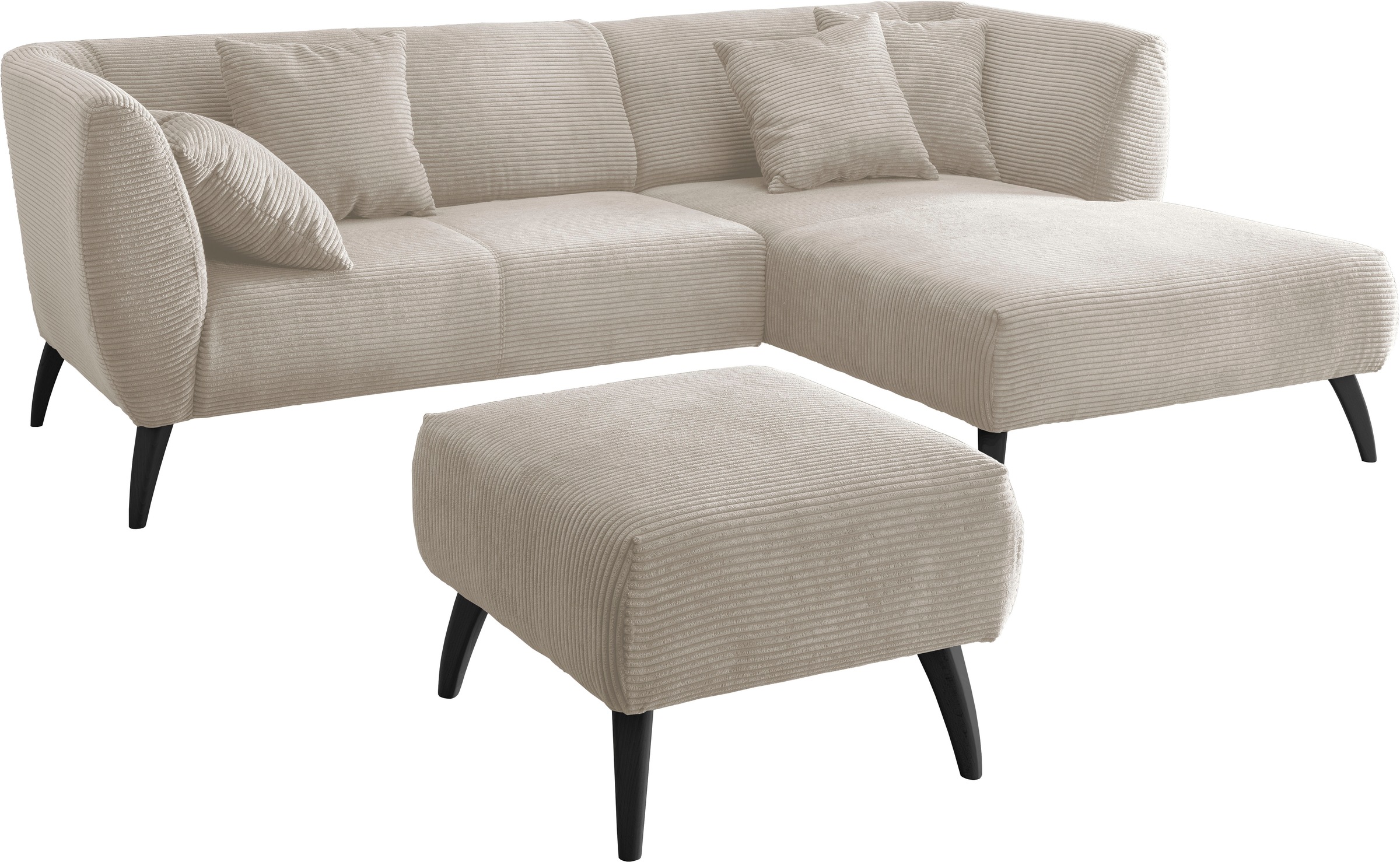 INOSIGN Ecksofa »Colori Polstermöbel mit zeitlos eleganter Rückenführung. L günstig online kaufen