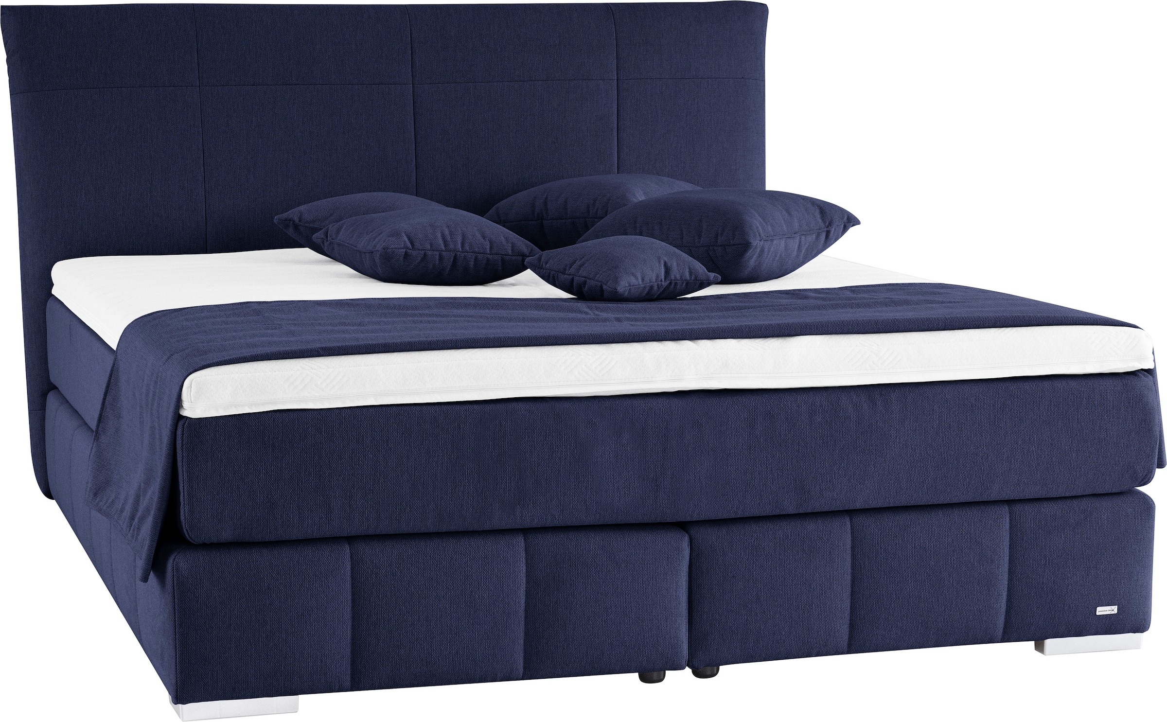 alina Boxspringbett »Luga«, 188 cm breit, inkl. Matratze und Komfortschaum-Topper
