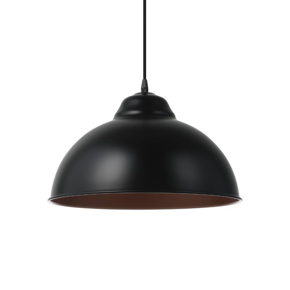 EGLO Hängeleuchte »TRURO 2 Hängelampe, Esstischlampe, Stahl, schwarz, kupfer, E27«, 1 flammig, Leuchtmittel E27 | ohne Leuchtmittel, Wohnzimmerlampe, 1 flammig, Vintage, Industrial, Retro, 110x37cm