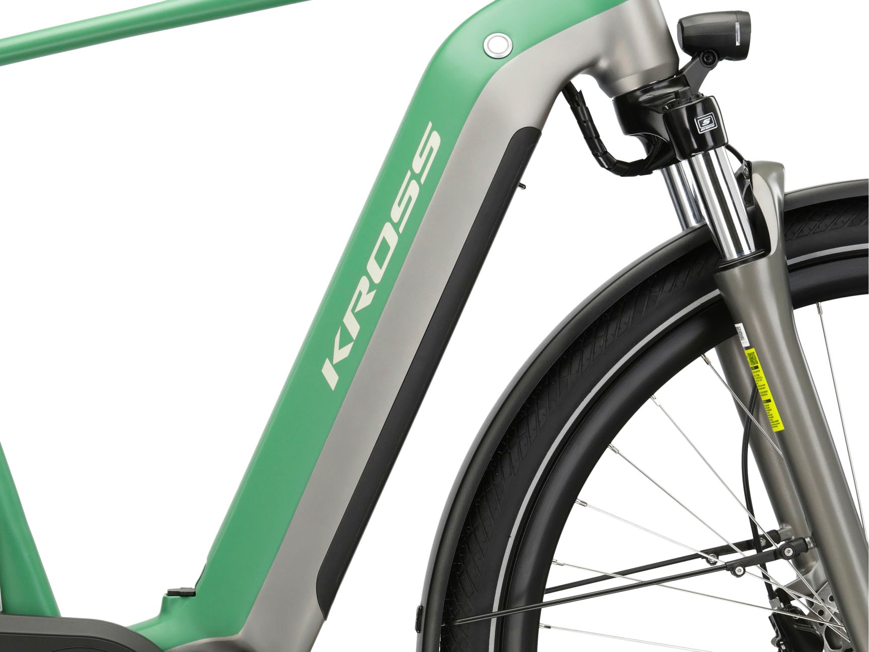 Kross E-Bike »KROSS E-Citybike Damen Sentio 6.0 28" grün«, 8 Gang, Shimano, Nexus, Mittelmotor 250 W, Pedelec, Elektrofahrrad für Damen und Herren