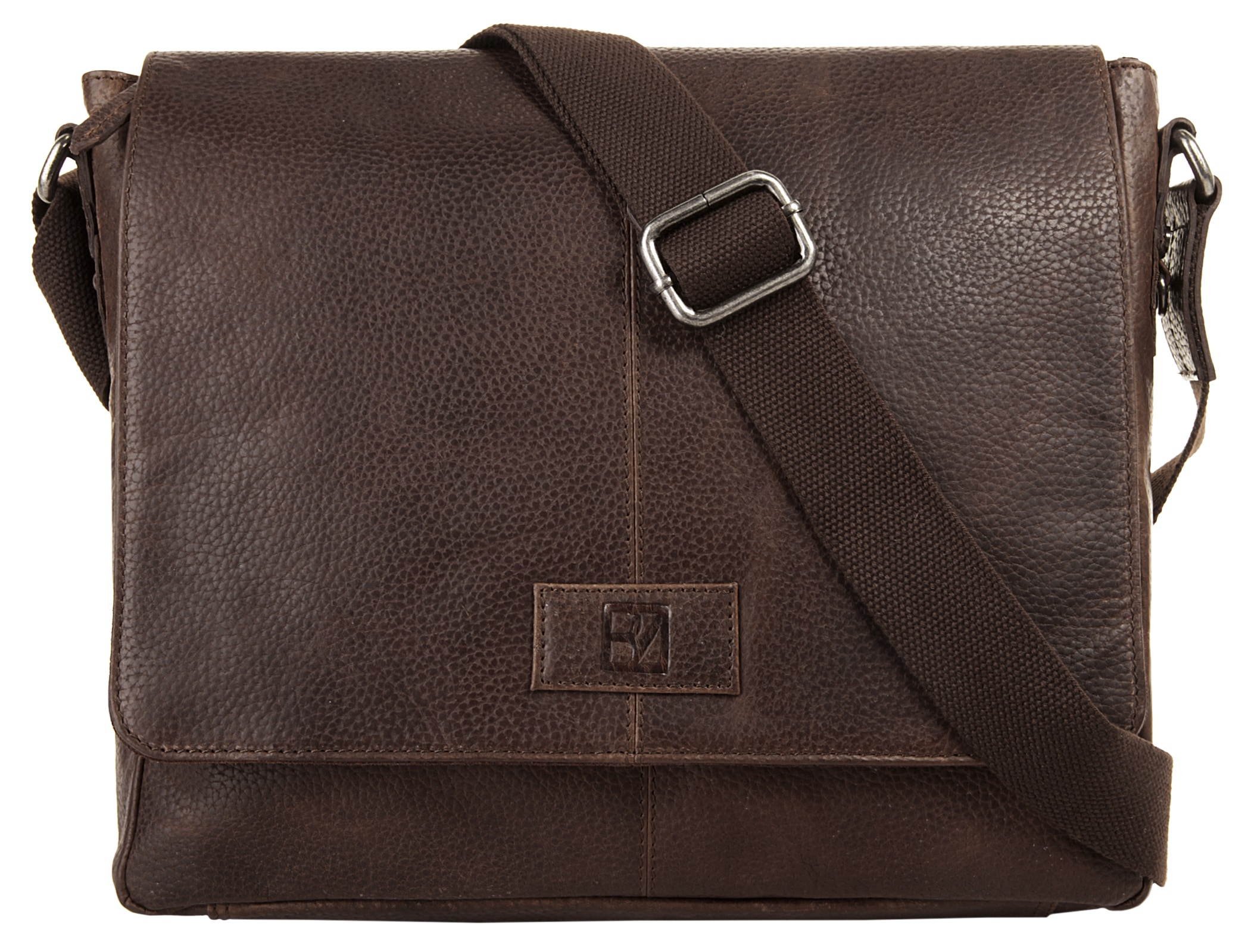 BODENSCHATZ Messenger Bag, echt Leder