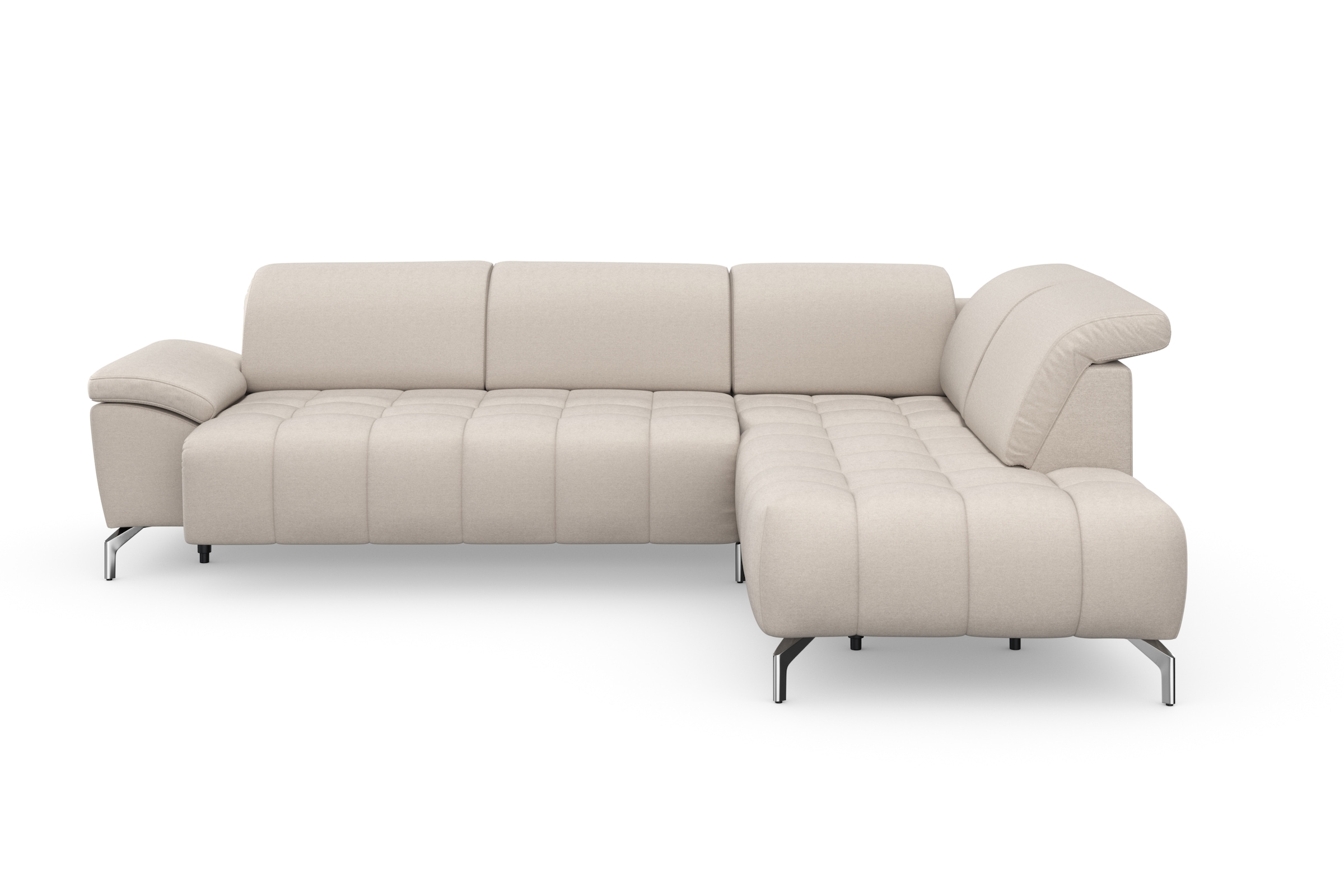 sit&more Ecksofa »Cool L-Form«, wahlweise mit Kopfteilverstellung und Vorzi günstig online kaufen