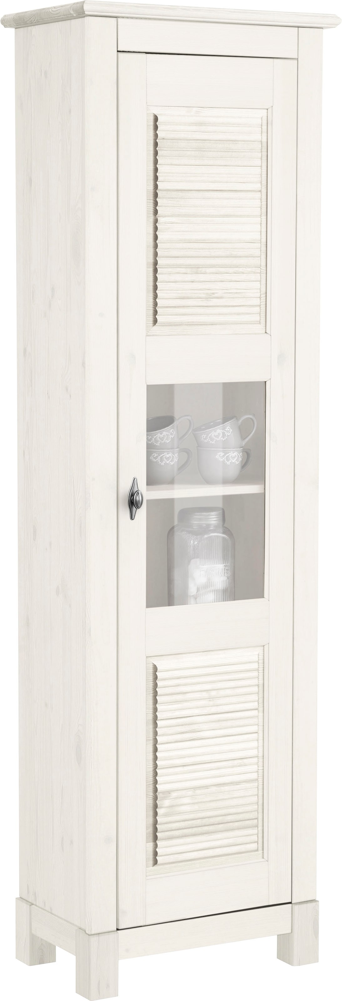 Home affaire Vitrine »Rauna Vitrinenschrank, Stauraumchrank«, Höhe 180 cm, günstig online kaufen