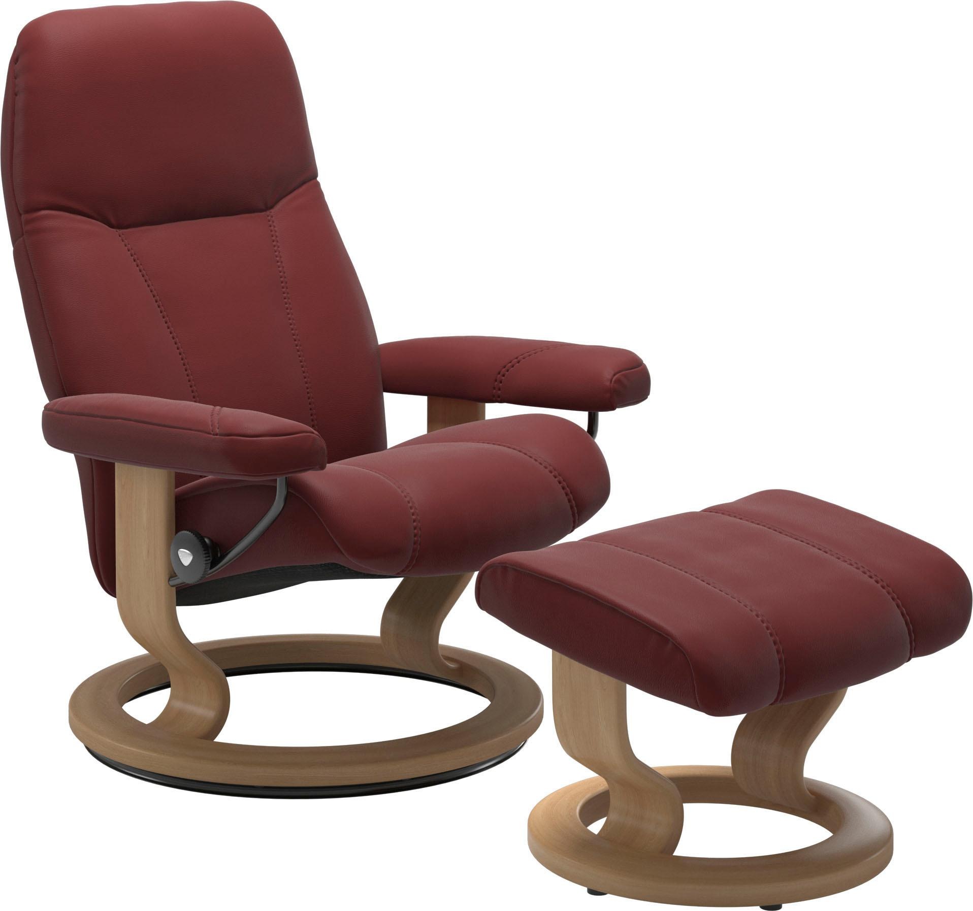 Stressless® Relaxsessel »Consul«, (Set, Relaxsessel mit Hocker), mit Hocker günstig online kaufen