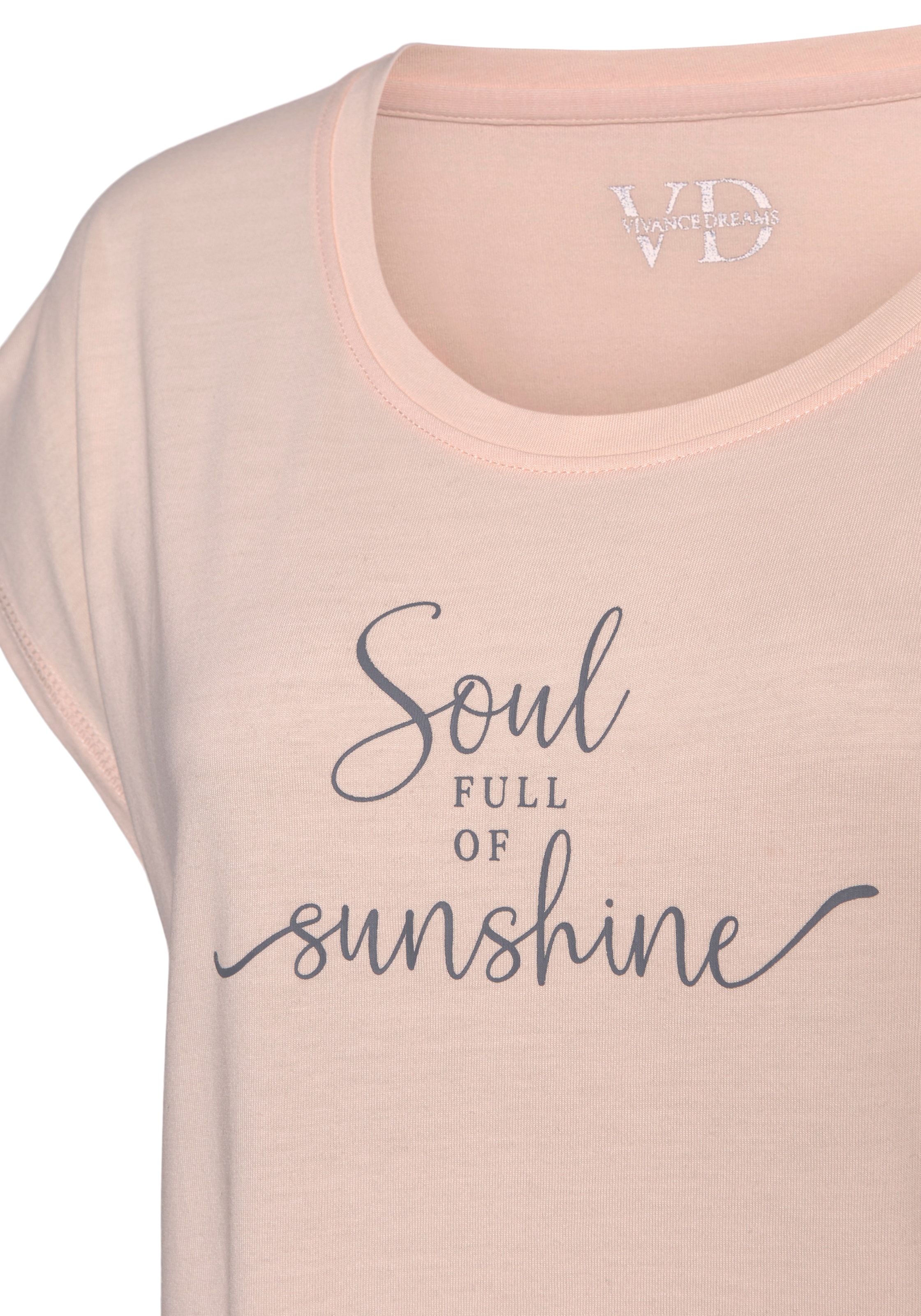 Vivance Dreams T-Shirt, mit Sommer-Statementdruck