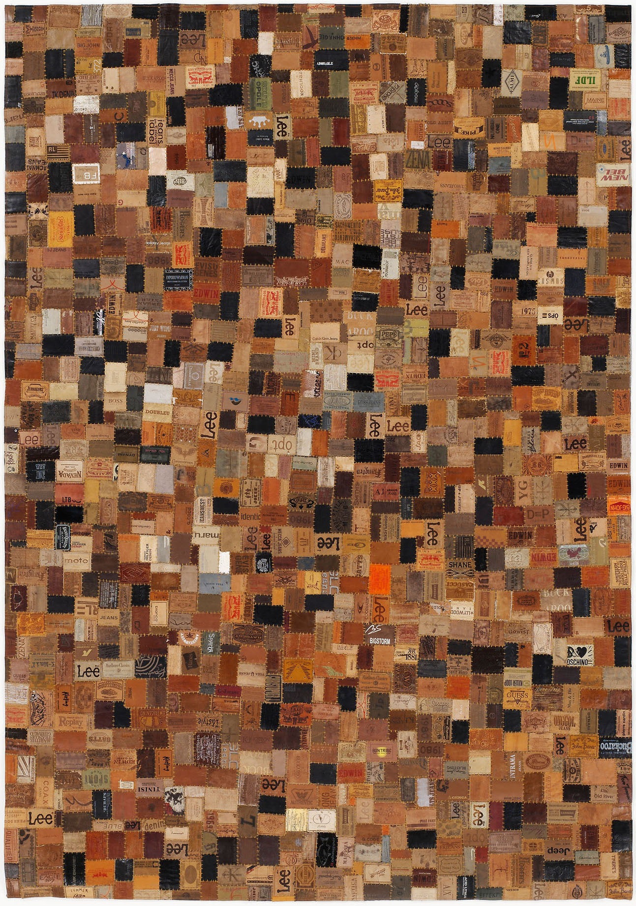 OCI DIE TEPPICHMARKE Lederteppich "Labelstar" rechteckig 3 mm Höhe echtes L günstig online kaufen