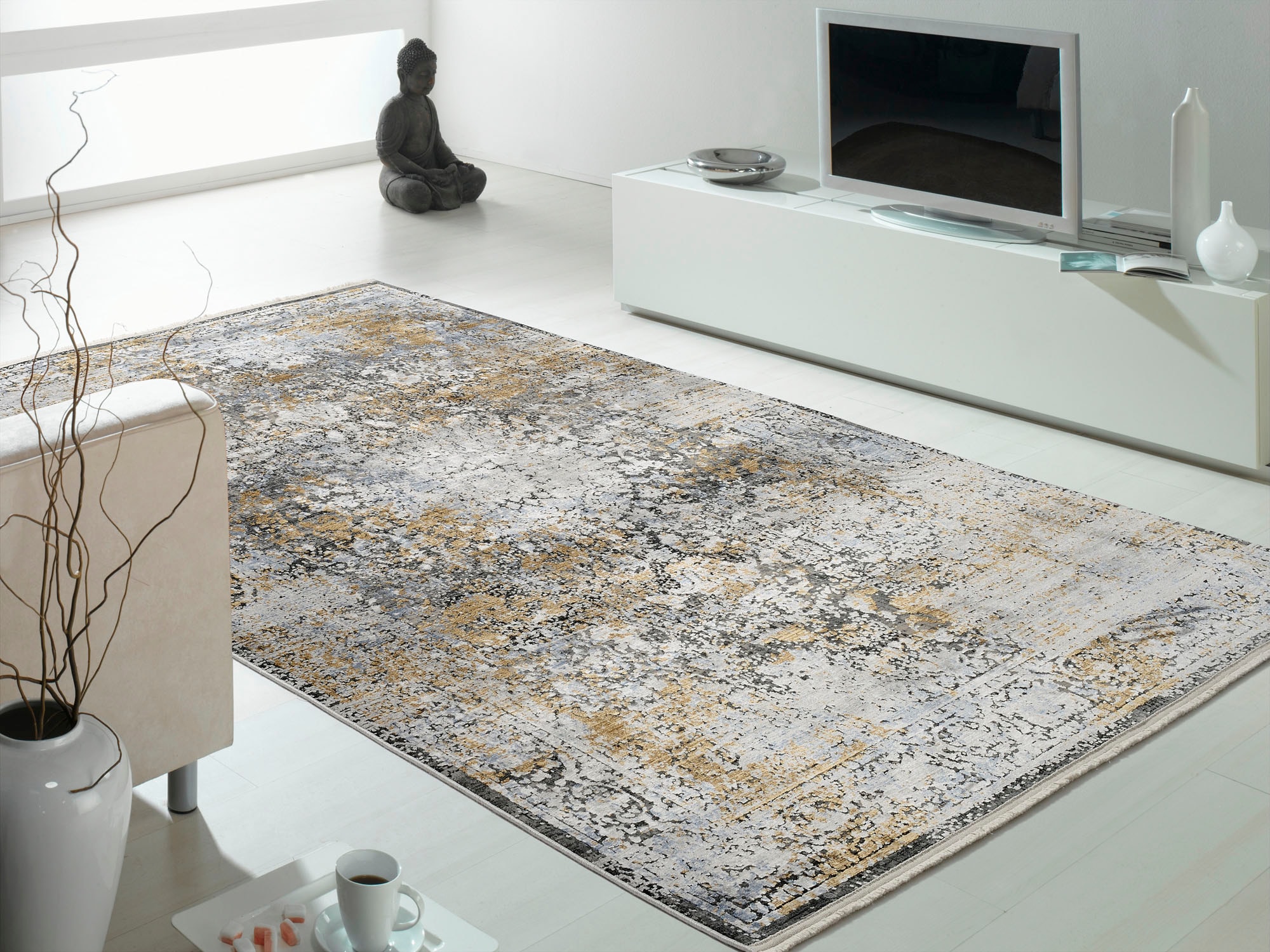 OCI DIE TEPPICHMARKE Teppich »IMPRESSION VERA«, rechteckig, 8 mm Höhe, Vint günstig online kaufen