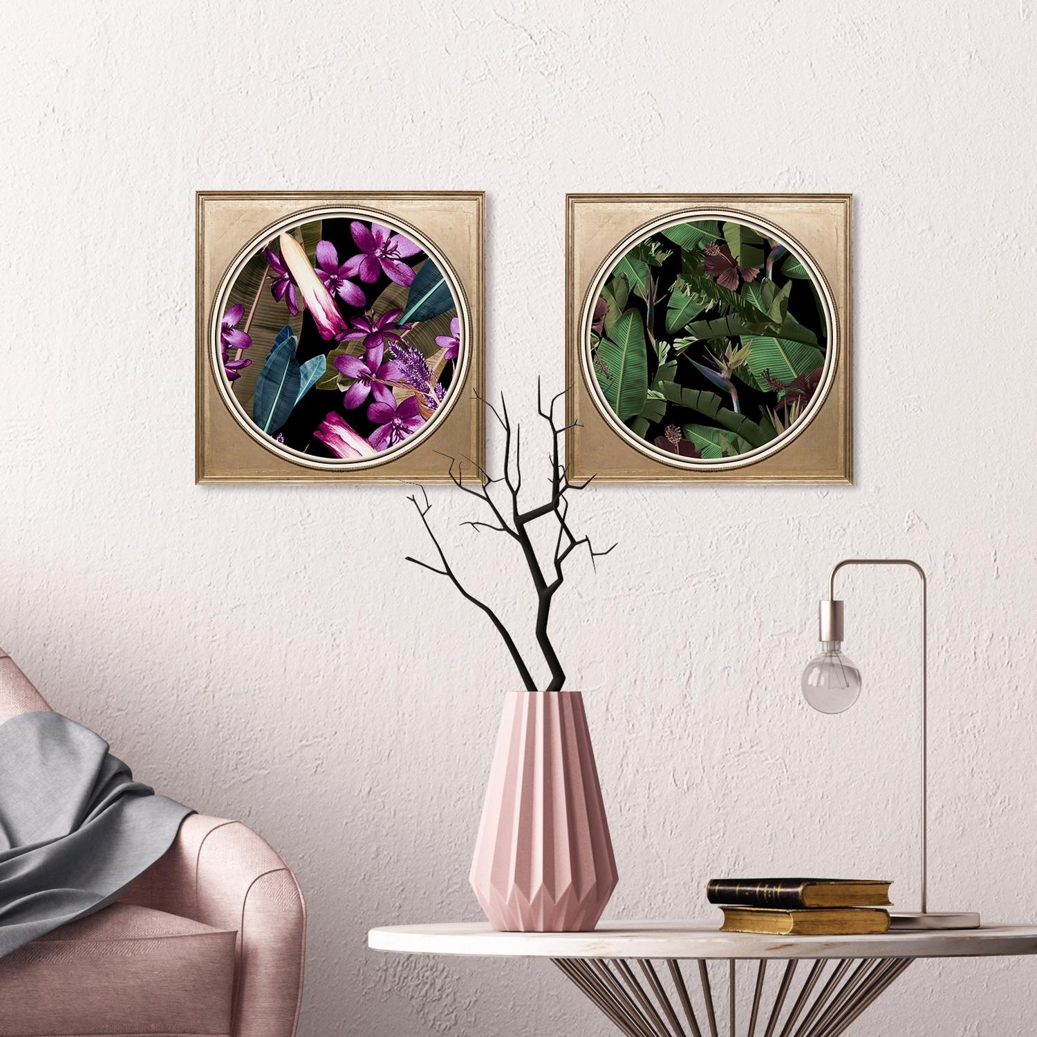 queence Acrylglasbild »Tropische Blüten«, Blumen-Blumenbilder-Kunst-Pflanze günstig online kaufen